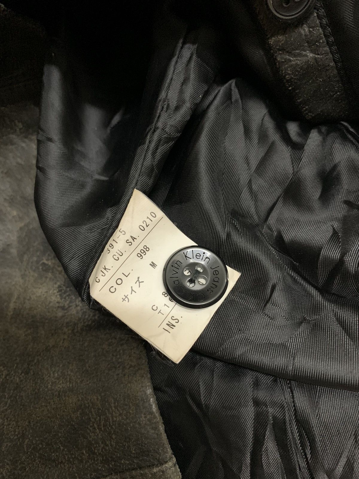 Calvin Klein Calvin klein pig distress leather jacket Size US L / EU 52-54 / 3 - 9 Thumbnail