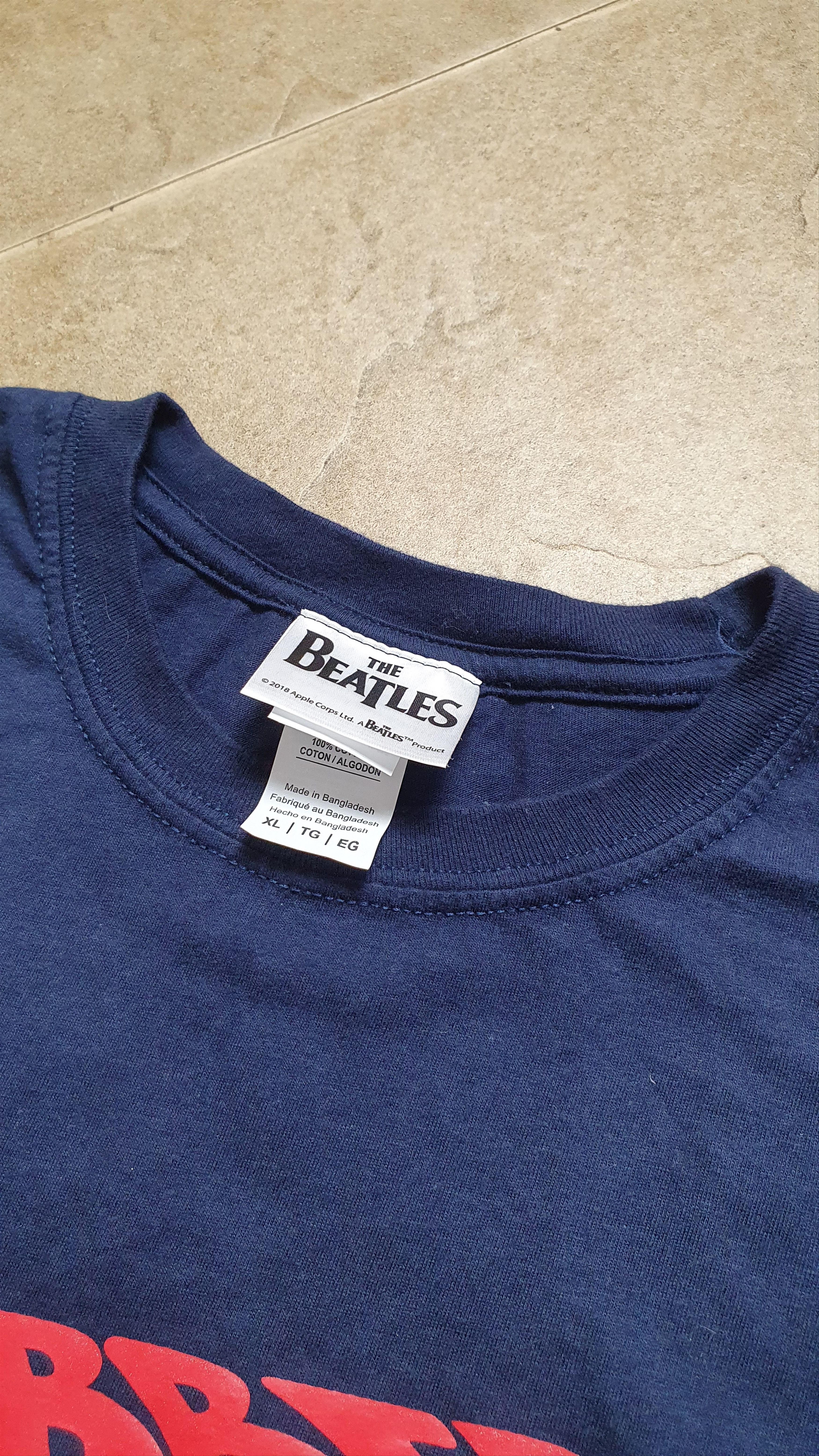 Gildan Vintage t-shirt Beatles Rock Logo 90s Y2K USA Style Band Tee Size US XL / EU 56 / 4 - 9 Thumbnail