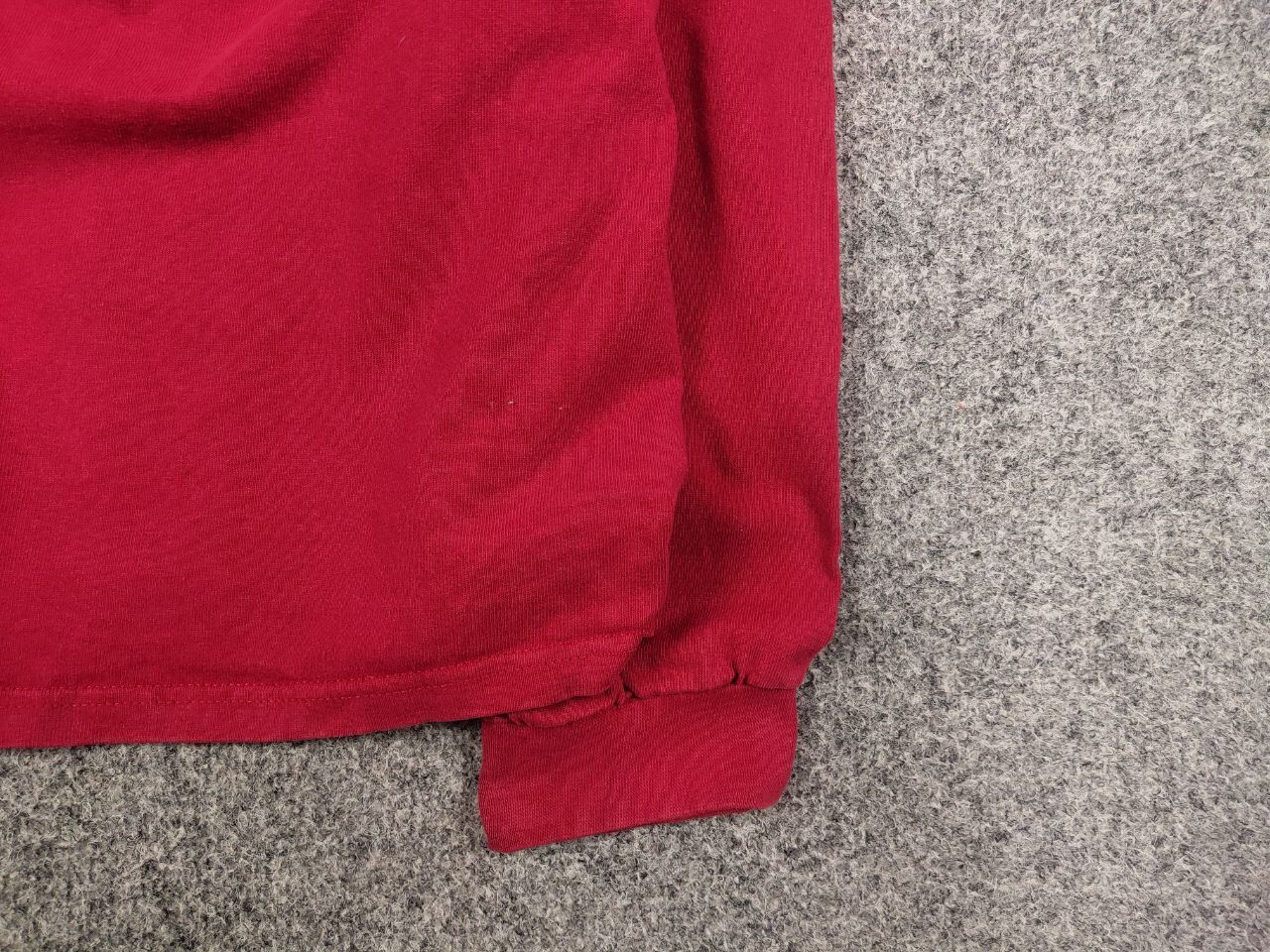 Nike Vintage 90's Nike logo red Long Sleeve Mock Neck Made in USA Size US L / EU 52-54 / 3 - 10 Thumbnail