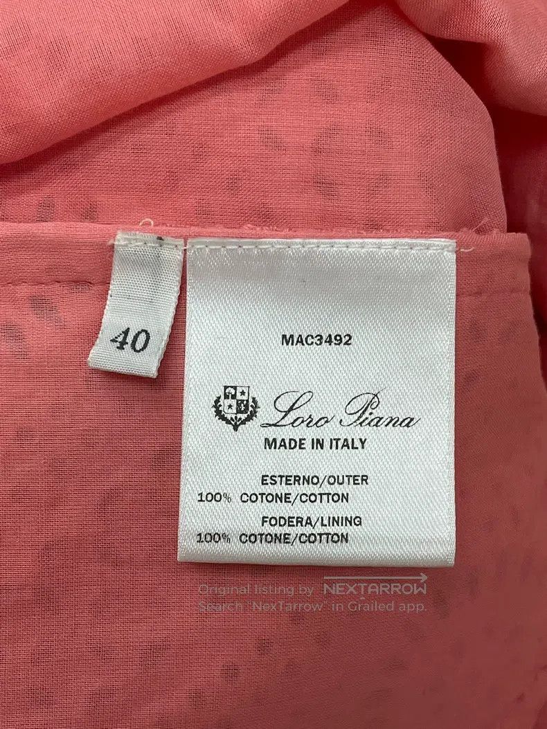 Loro Piana LORO PIANA Pink Openwork Long Sleeve Tie Dress Size XS / US 0-2 / IT 36-38 - 6 Thumbnail