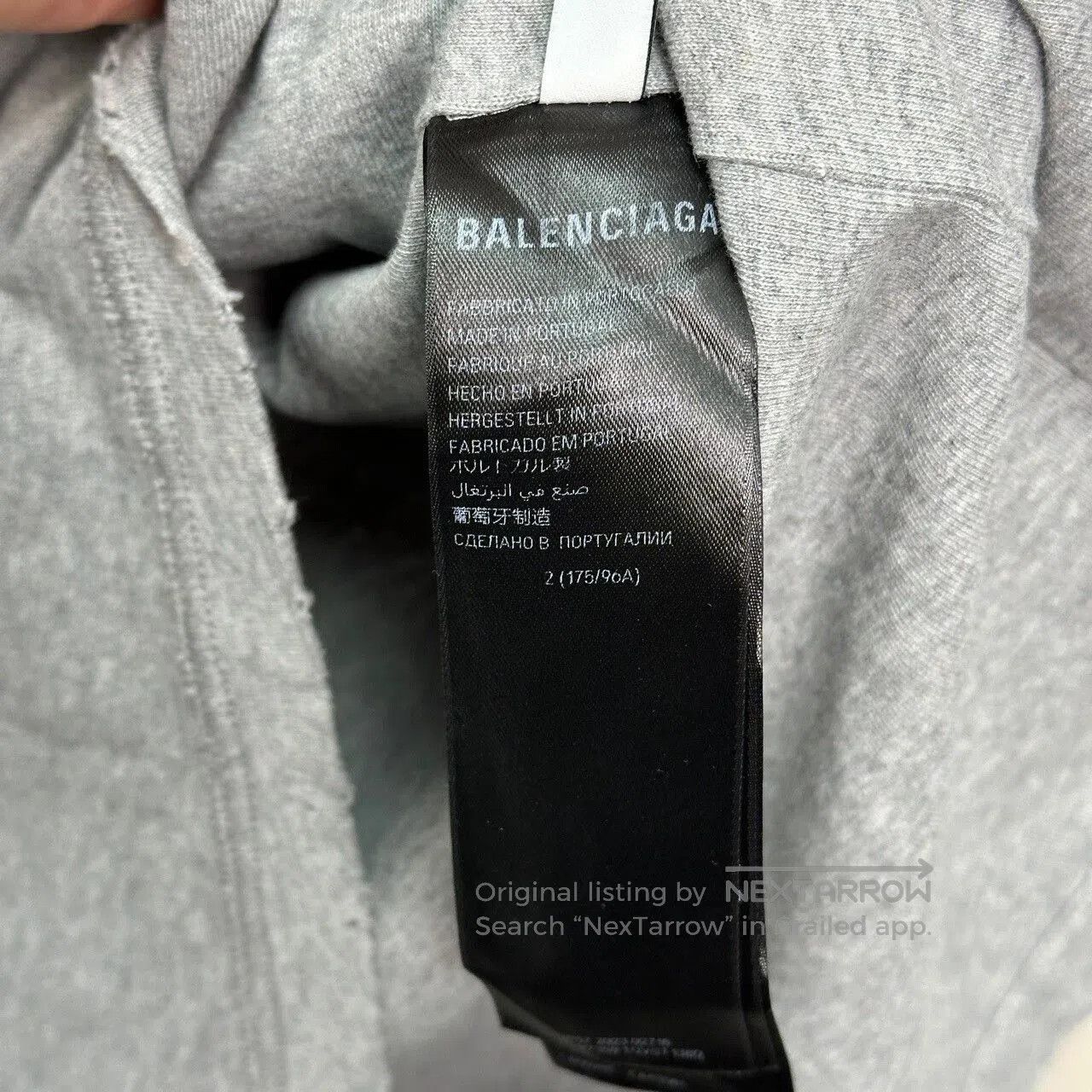 Balenciaga balenciaga short sleeve gray t. Size US L / EU 52-54 / 3 - 4 Thumbnail
