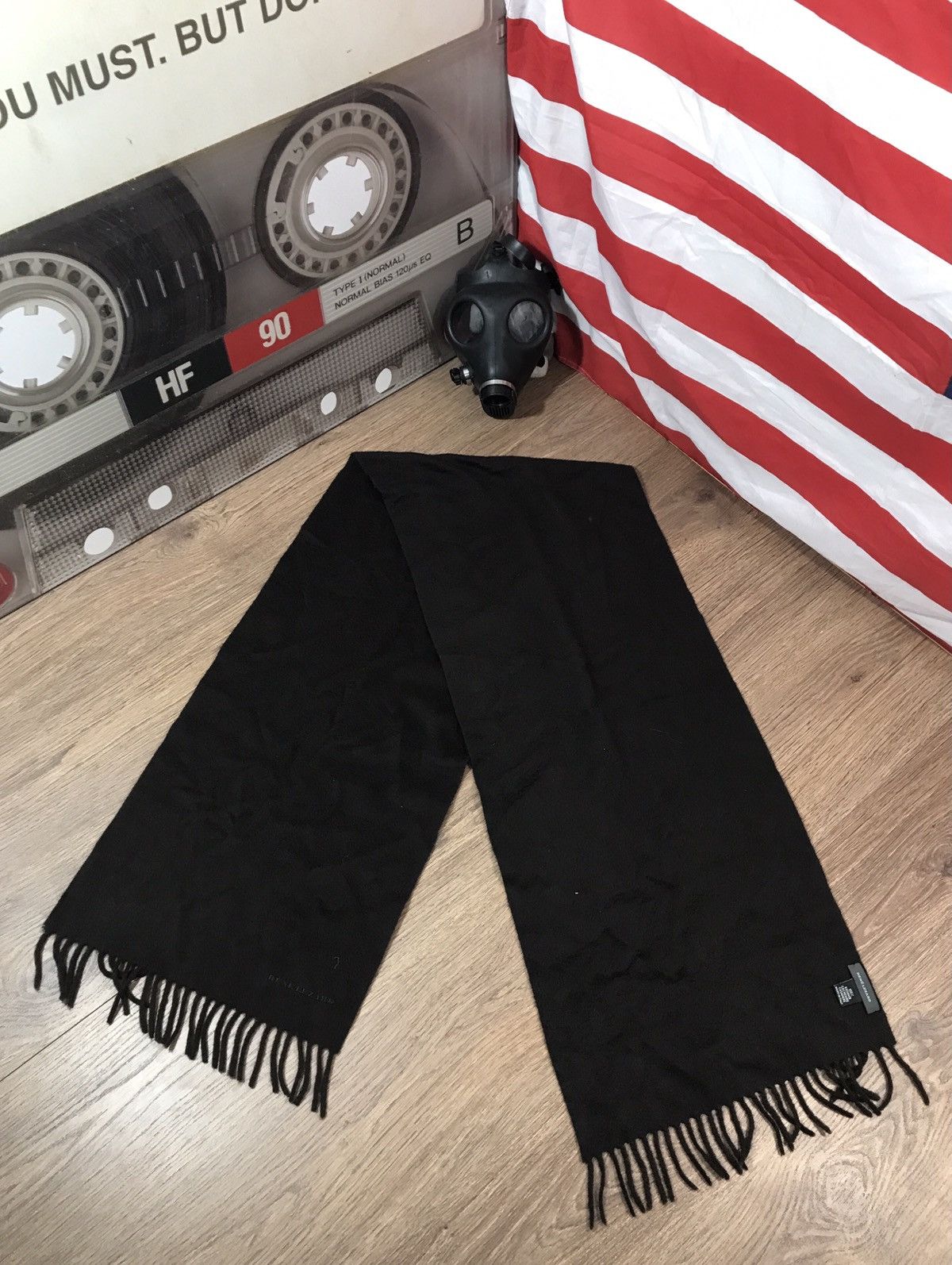 Vintage Rene Lezard Cashmere Scarf Size ONE SIZE - 1 Thumbnail