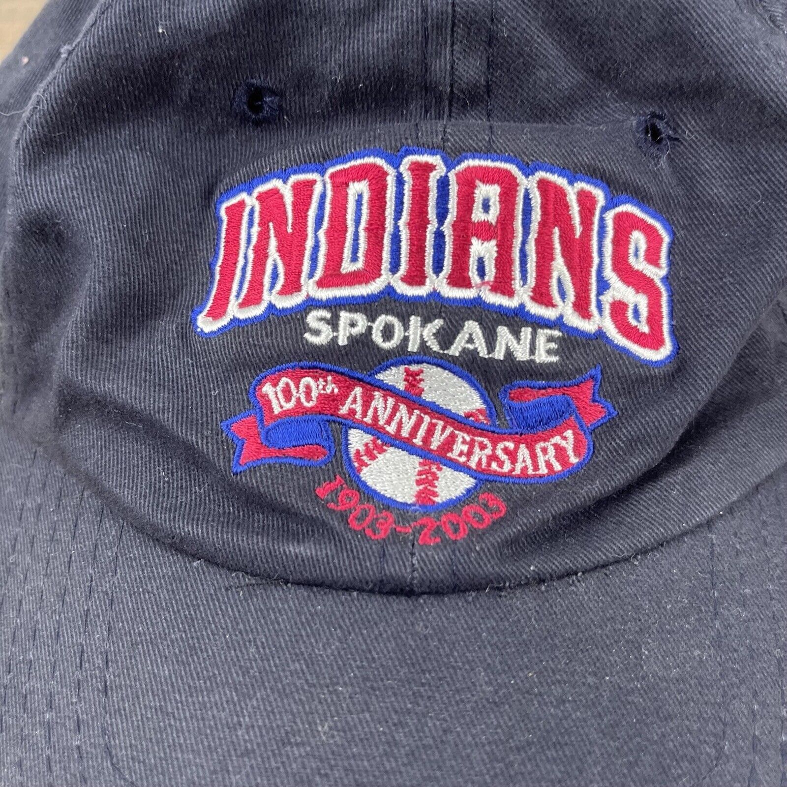 Other Spokane Indians Hat Spokane Indians Blue Hat Adjustable Blue Size ONE SIZE - 8 Thumbnail