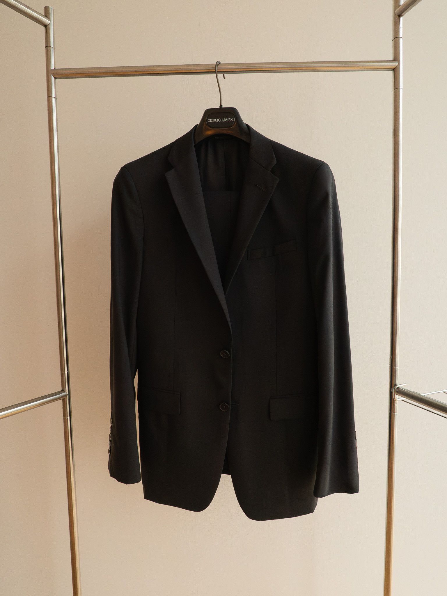 Gucci Gucci Tom Ford Era, Grey Two-Piece Suit, Made in Switzerland Size 48L - 1 Thumbnail