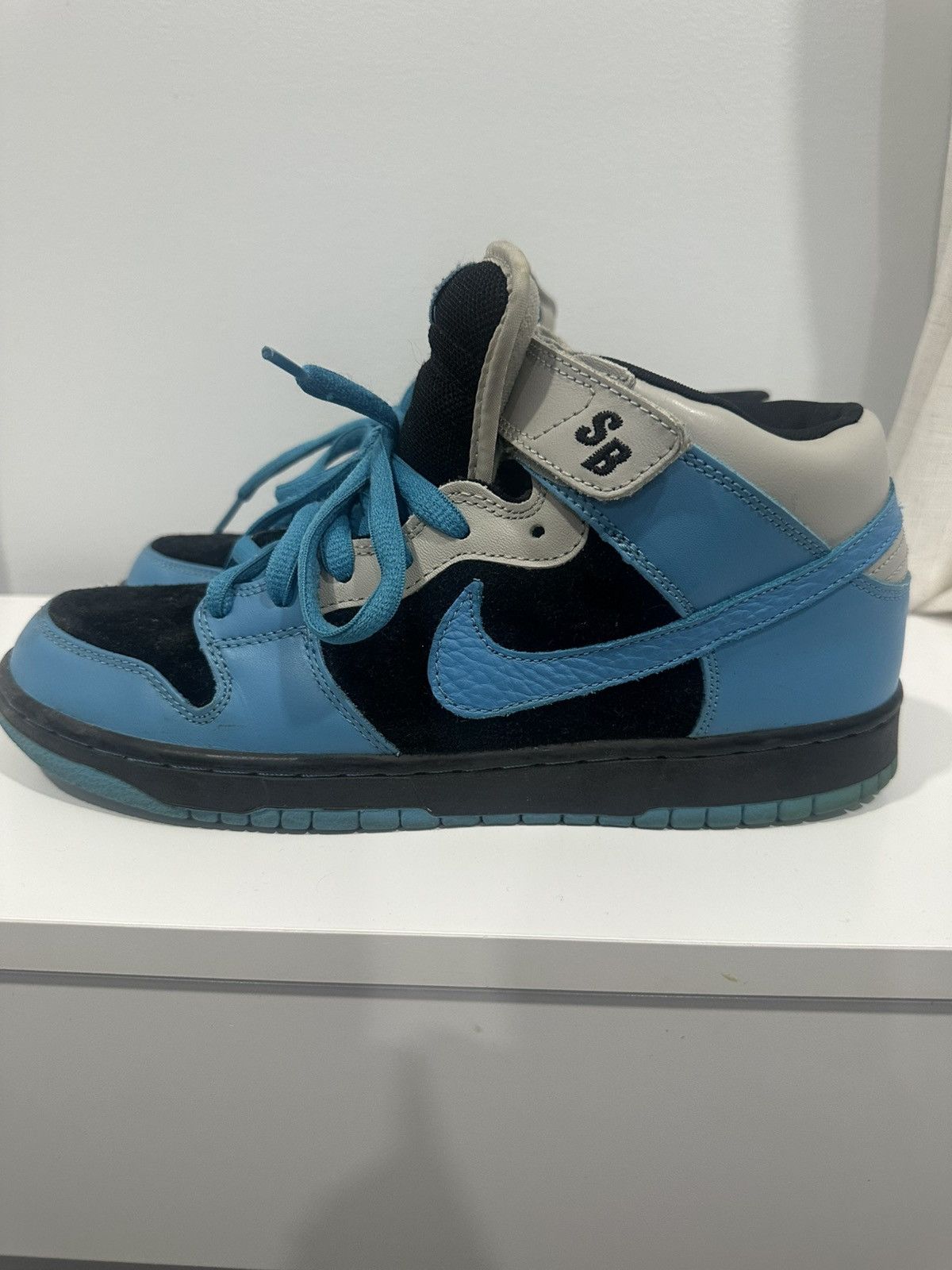 Nike 2008 NIKE PRO SB AQUA FUEL BLUE Size US 9.5 / EU 42-43 - 2 Thumbnail
