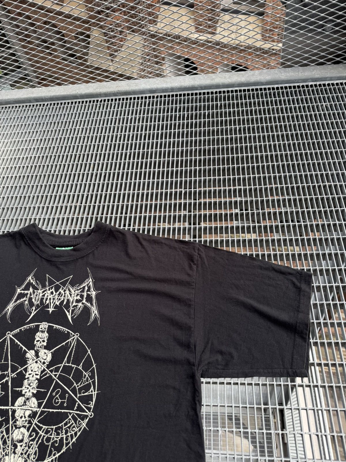 Band Tees Vintage 1995 Enthroned Prophecy Of Pagan Fire Dark Metal tee Size US XL / EU 56 / 4 - 7 Thumbnail