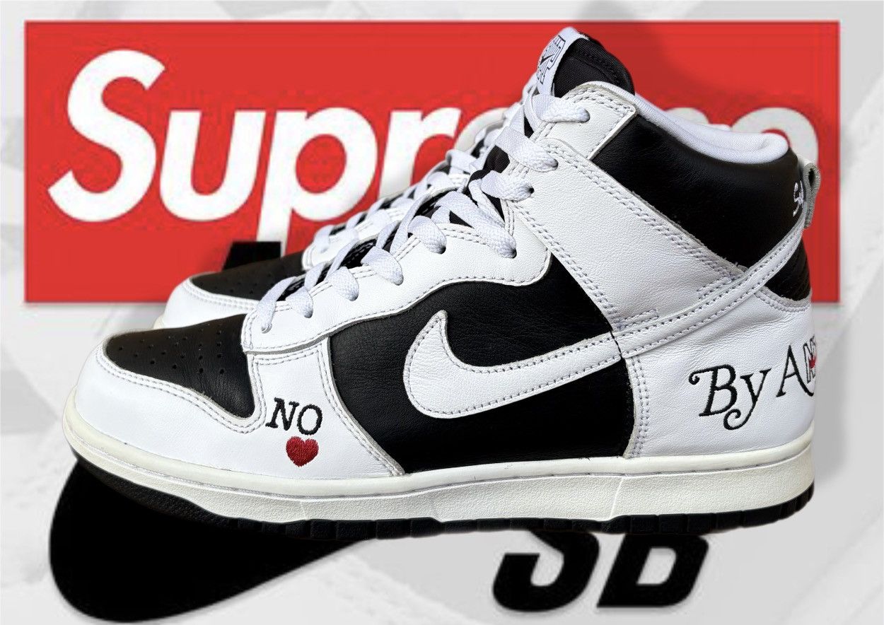 Nike × Supreme Nike Dunk SB High Supreme Any Means Stormtrooper DN3741-002 Size US 8 / EU 41 - 2 Thumbnail