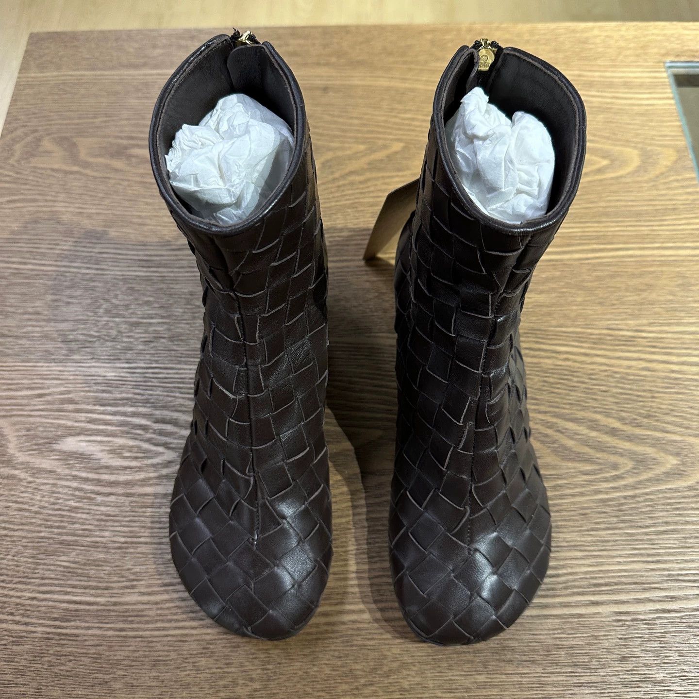 Bottega Veneta Bottega Veneta may421 Atomic sheepskin zip heeled short boots 38 Size US 7.5 / IT 37.5 - 2 Thumbnail