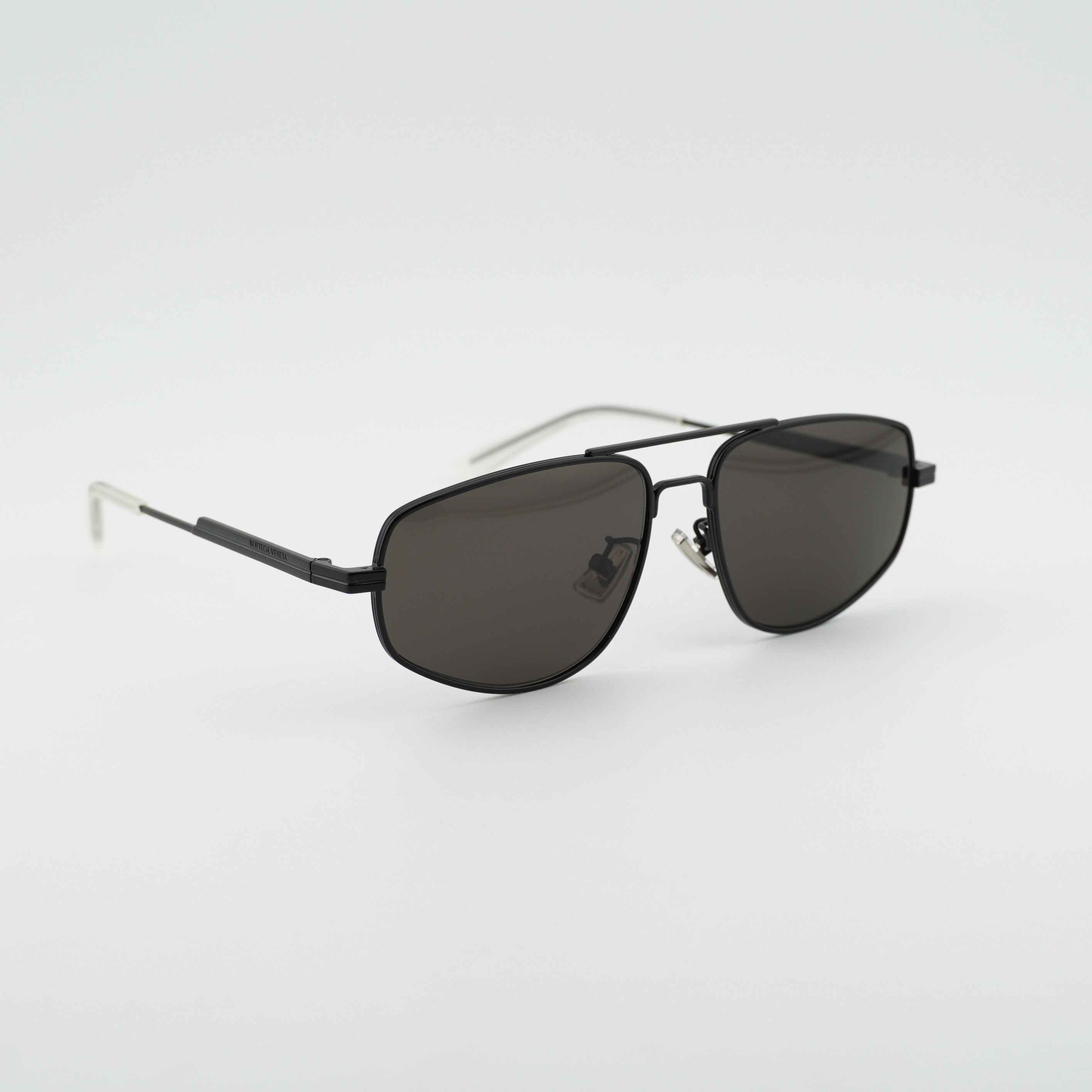 Bottega Veneta Bottega Veneta BV1125S 001 Sunglasses Black Aviator Frame Size ONE SIZE - 8 Thumbnail