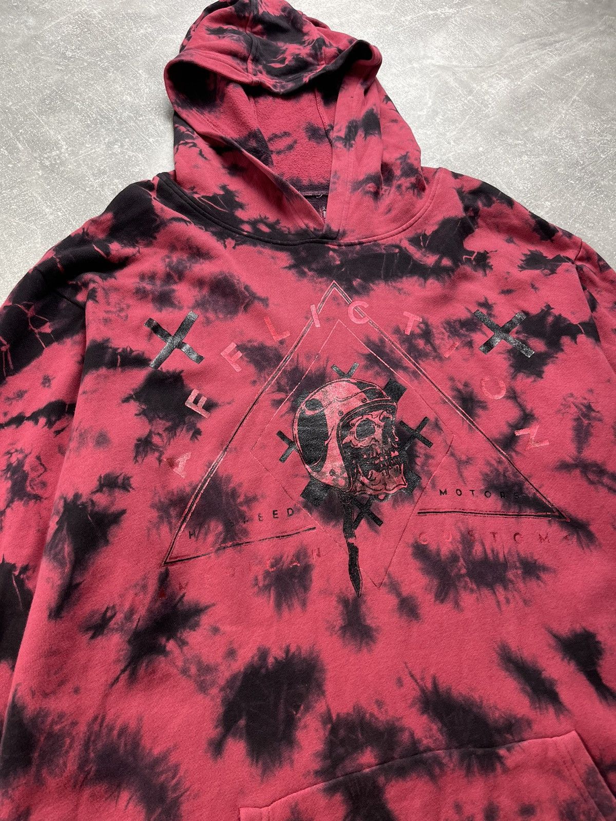 Affliction Affliction Customs Motorcycles Skull Mde in USA Hoodie Size US XL / EU 56 / 4 - 4 Thumbnail