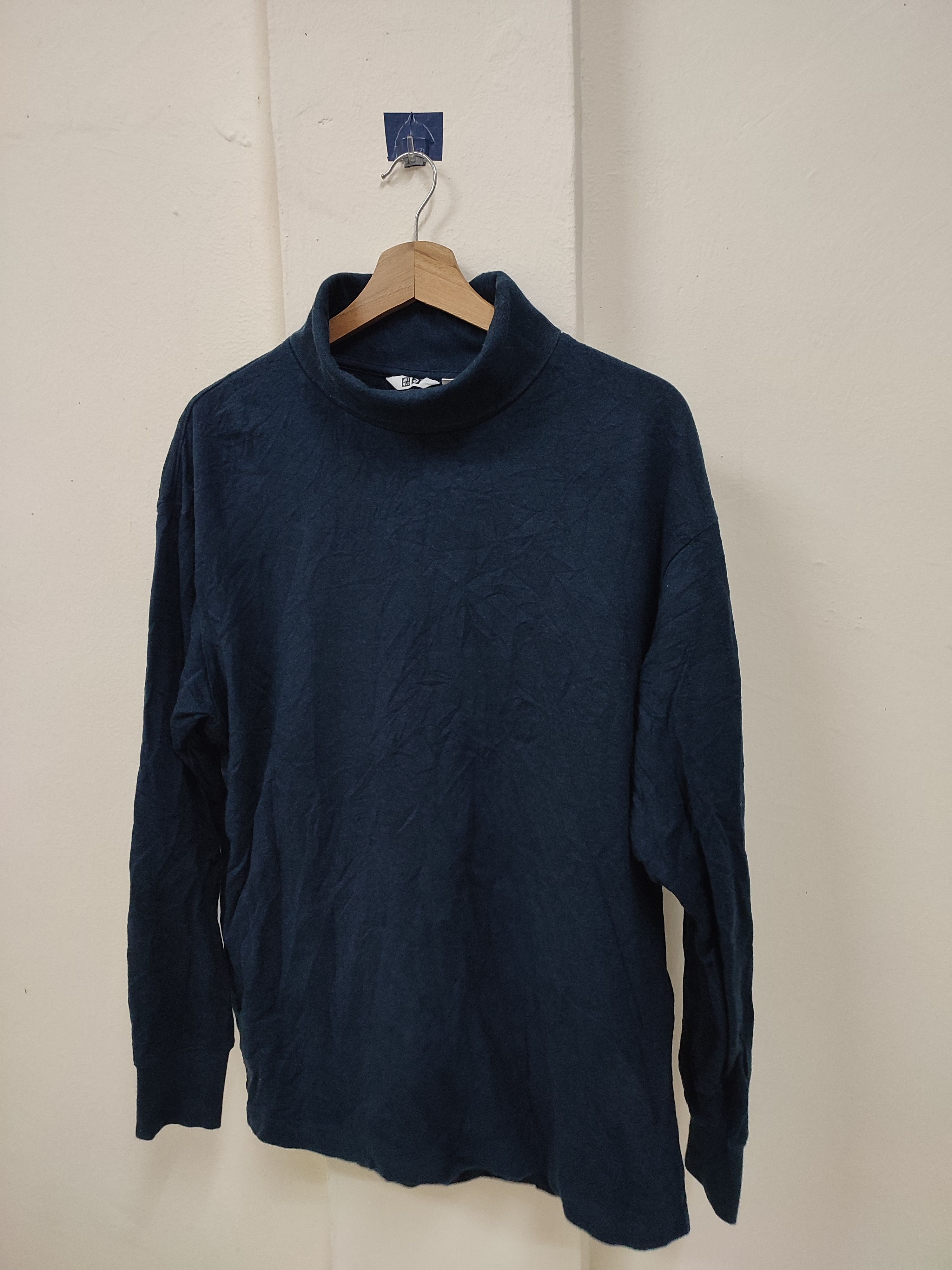 Designer × Undercover × Vintage Vintage Undercover Turtleneck Long Sleeve Dark Blue Size US XL / EU 56 / 4 - 1 Thumbnail