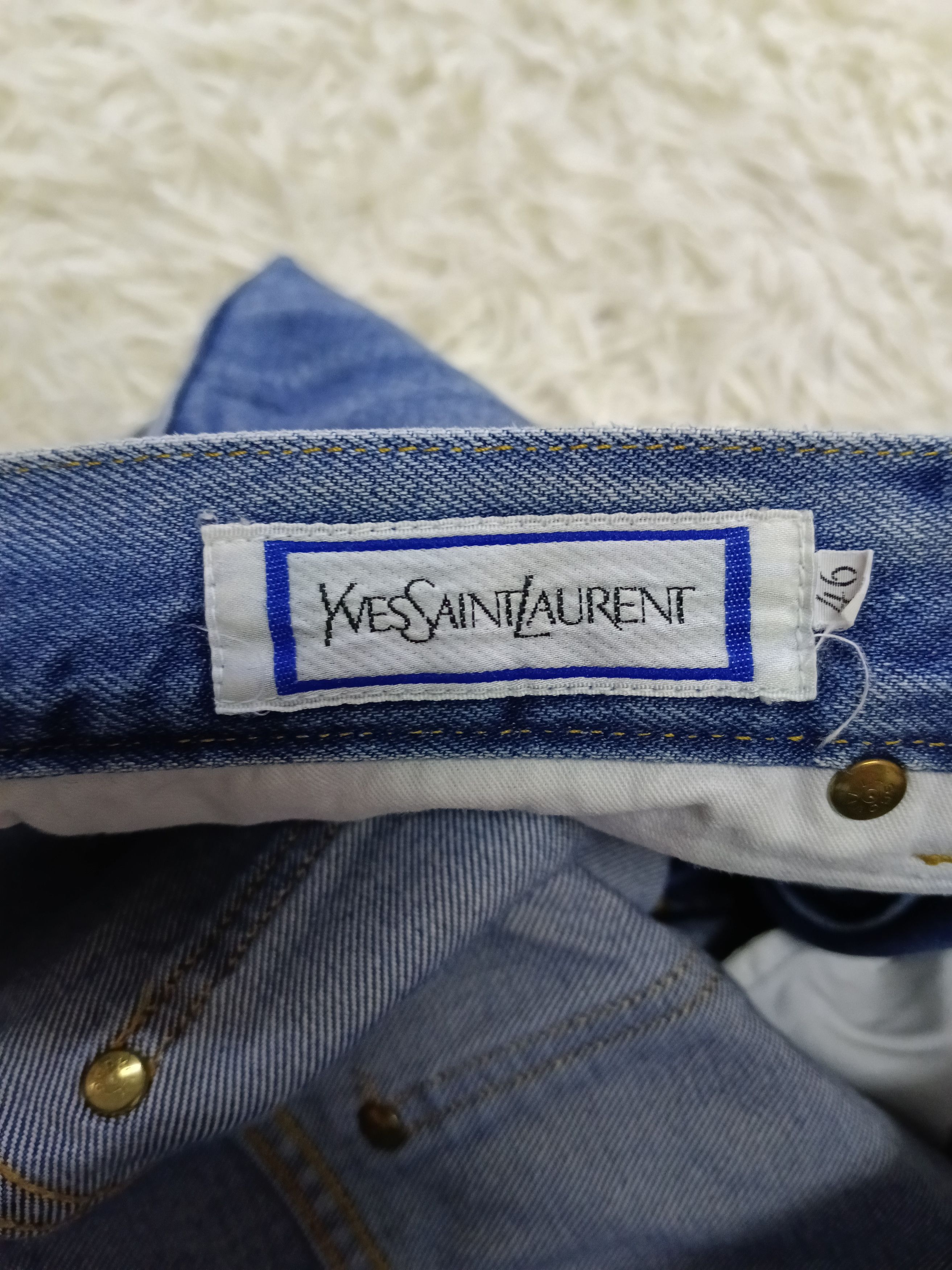 Yves Saint Laurent YVS SAINT LAUREN WIDE PANTS Size US 30 / EU 46 - 9 Thumbnail
