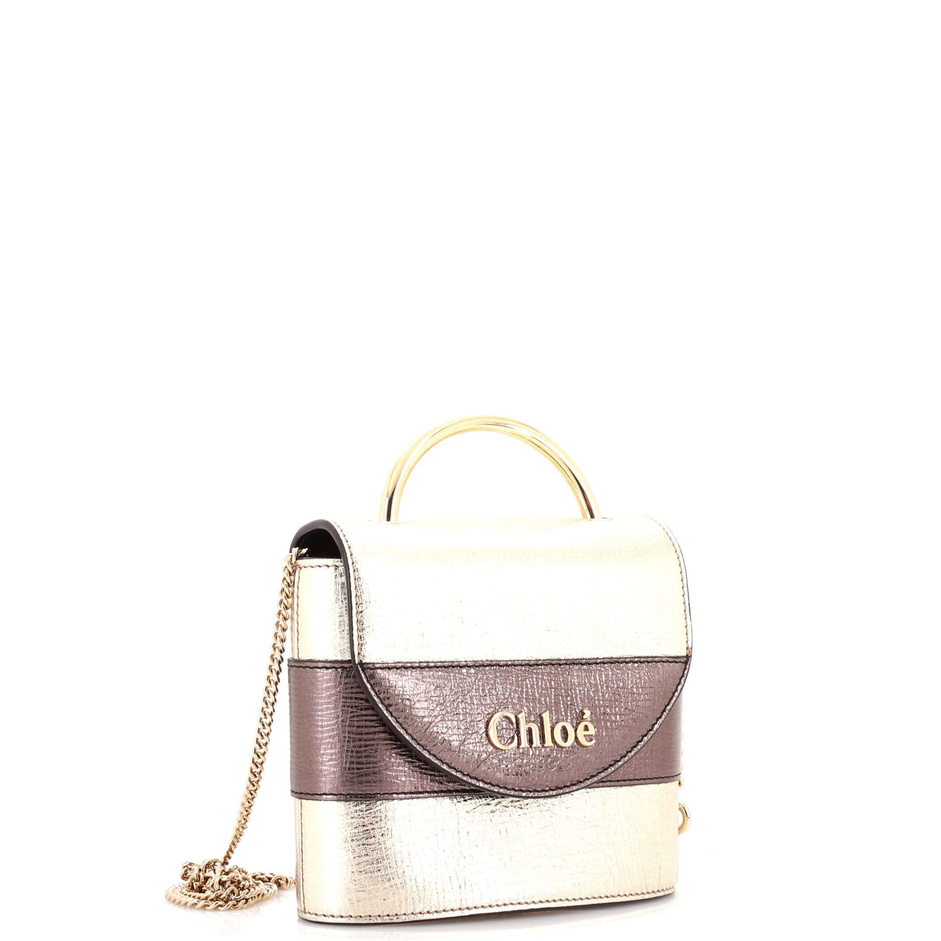 Chloe Aby Lock Bag Leather Small Size ONE SIZE - 1 Thumbnail