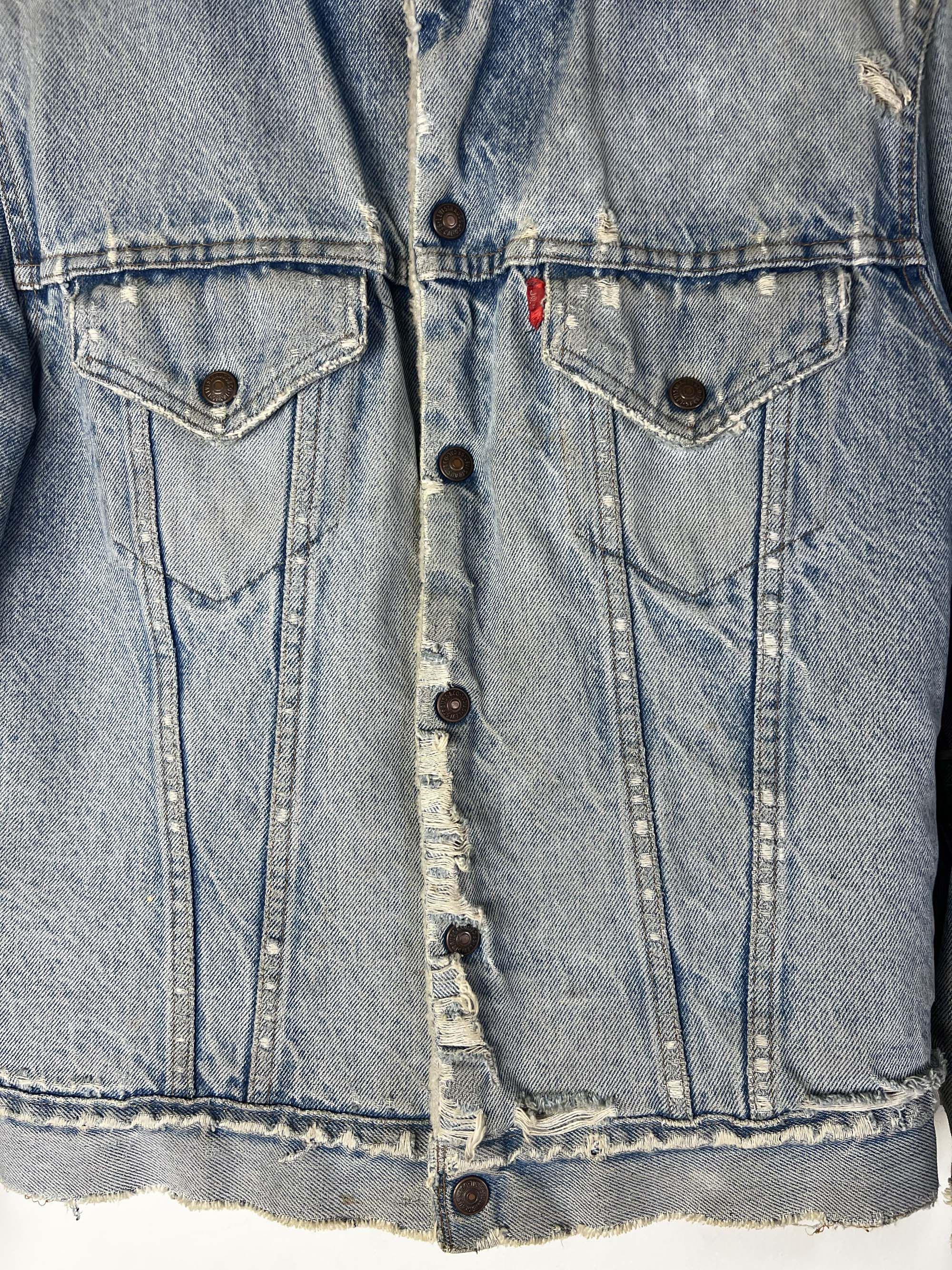 Levi's Vintage Clothing Vintage 1970's Levi's Denim Jacket with Sherpa Lining Size US M / EU 48-50 / 2 - 3 Thumbnail