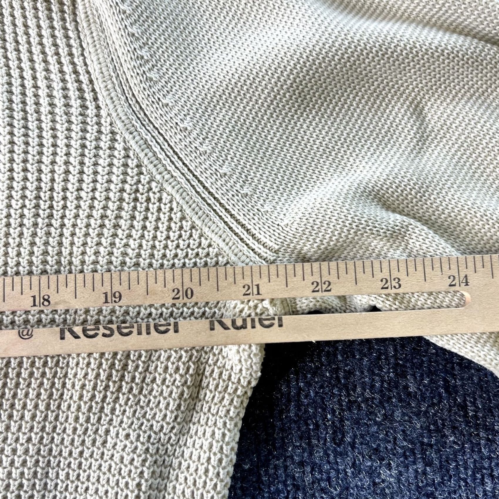Tommy Bahama Tommy Bahama Sweater Mens L Beige Textured Cotton Half Zip Pullover Knit Size US L / EU 52-54 / 3 - 5 Thumbnail