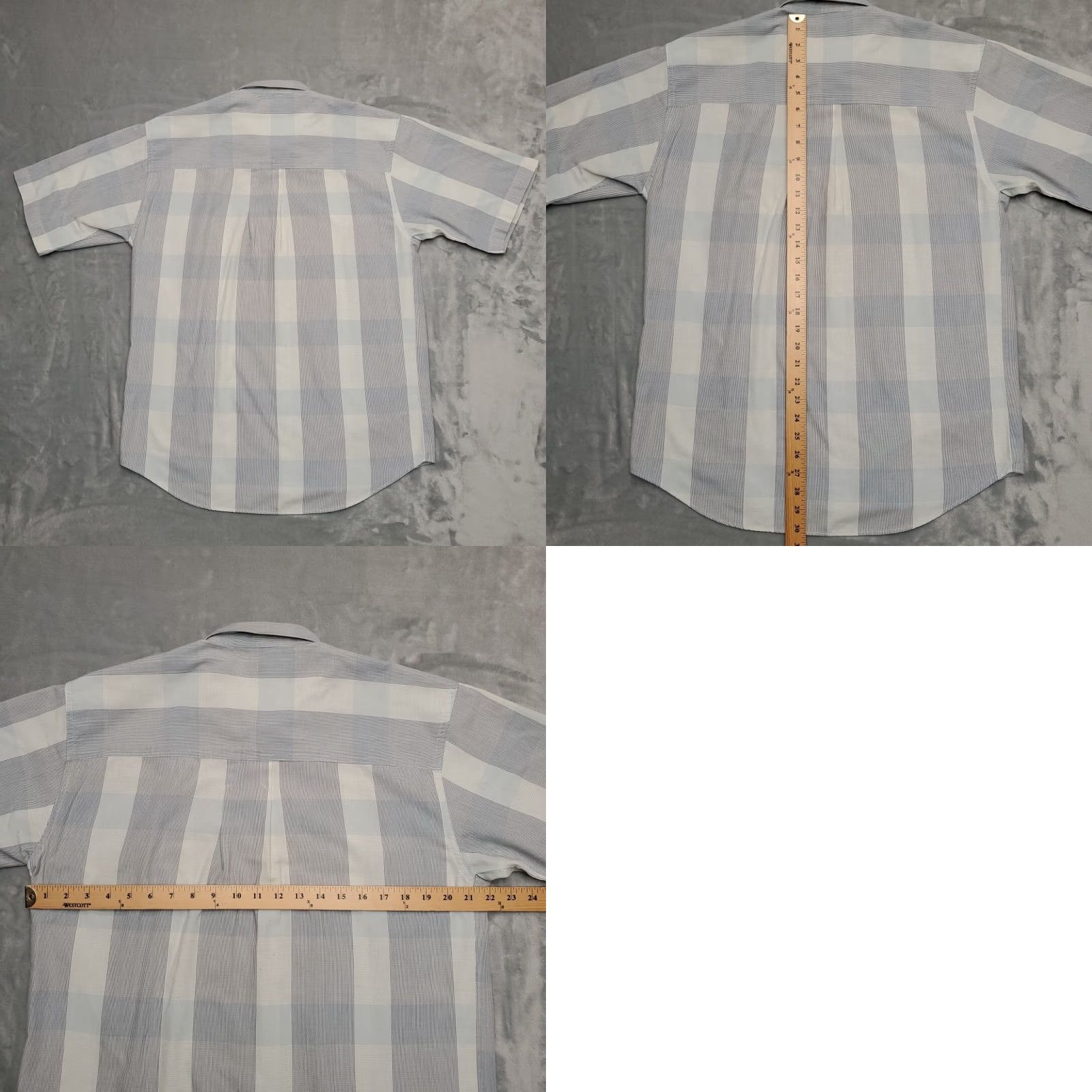 Levi's VINTAGE Levis Shirt Mens M Blue Plaid BIG E Silver Label Short Sleeve Retro Shirt Mens M Blue Plaid BIG E Silver Label Short Sleeve Retro Size US M / EU 48-50 / 2 - 8 Thumbnail