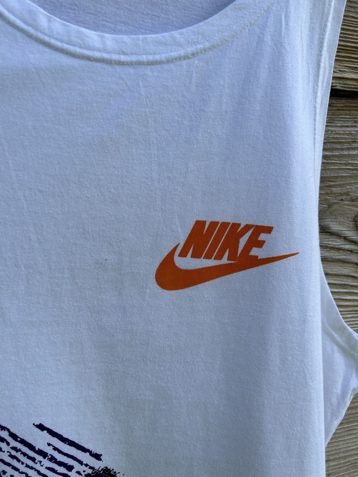 Nike 80s Vintage Nike Andre Agassi Style Tank Top Sleeveless Size US L / EU 52-54 / 3 - 2 Thumbnail