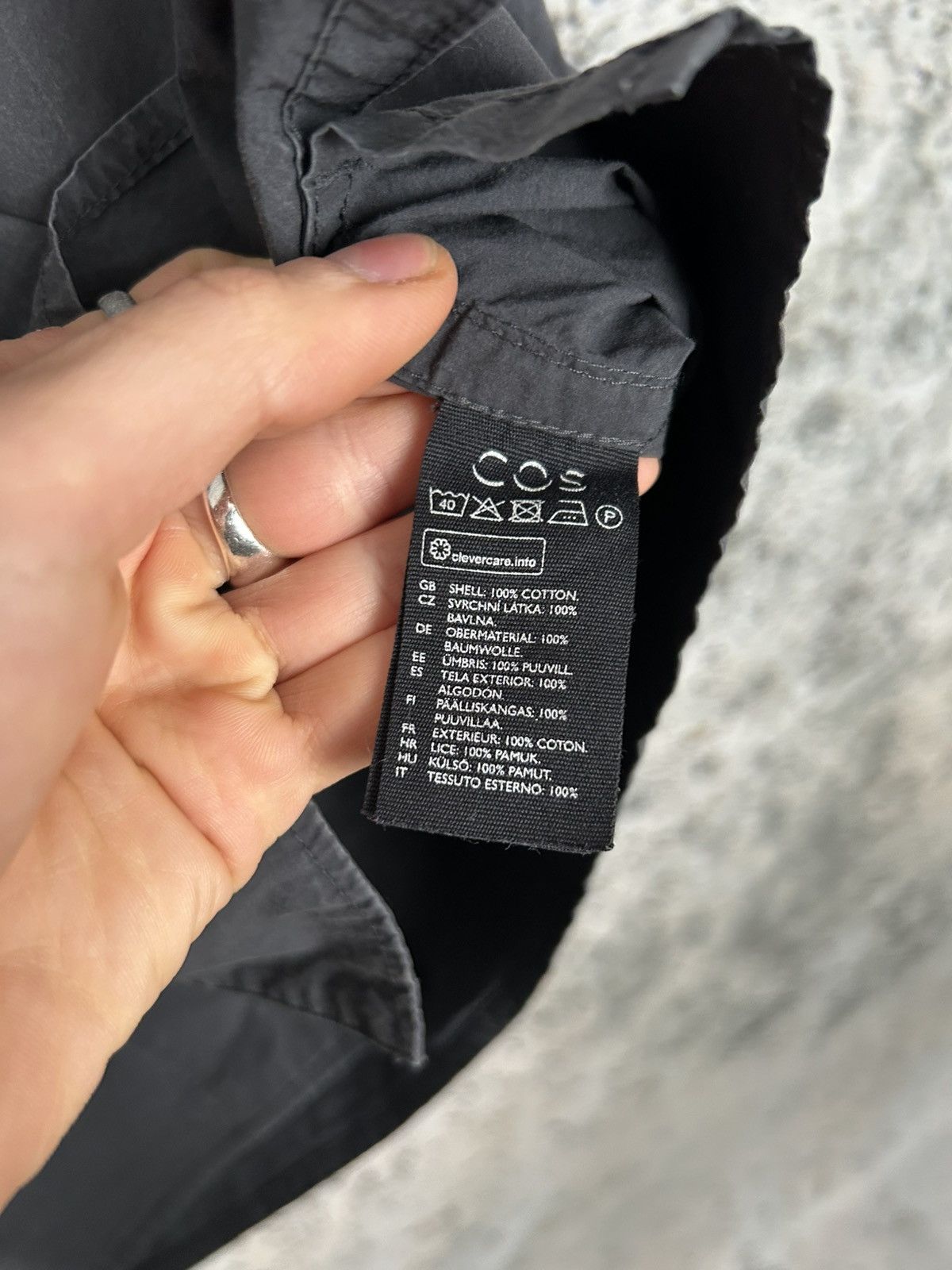 Cos COS Shirt Avant Garde Minimalist Basic Alternative Premium Size US XL / EU 56 / 4 - 6 Thumbnail