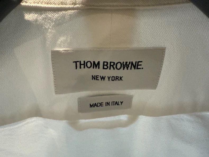 Thom Browne Thom Browne size2 Classic short-sleeved shirt Size US M / EU 48-50 / 2 - 3 Thumbnail