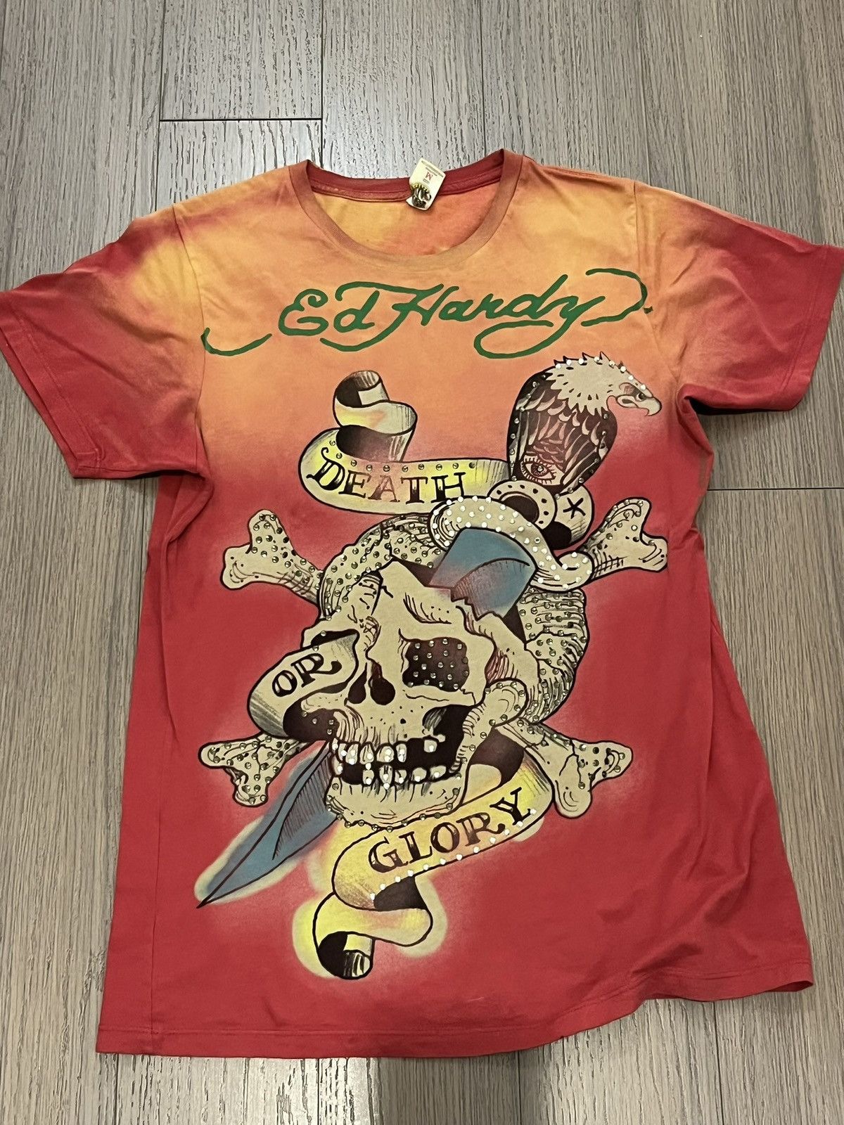 Ed Hardy Ed Hardy Dazzle Tshirt size M Size US M / EU 48-50 / 2 - 1 Thumbnail