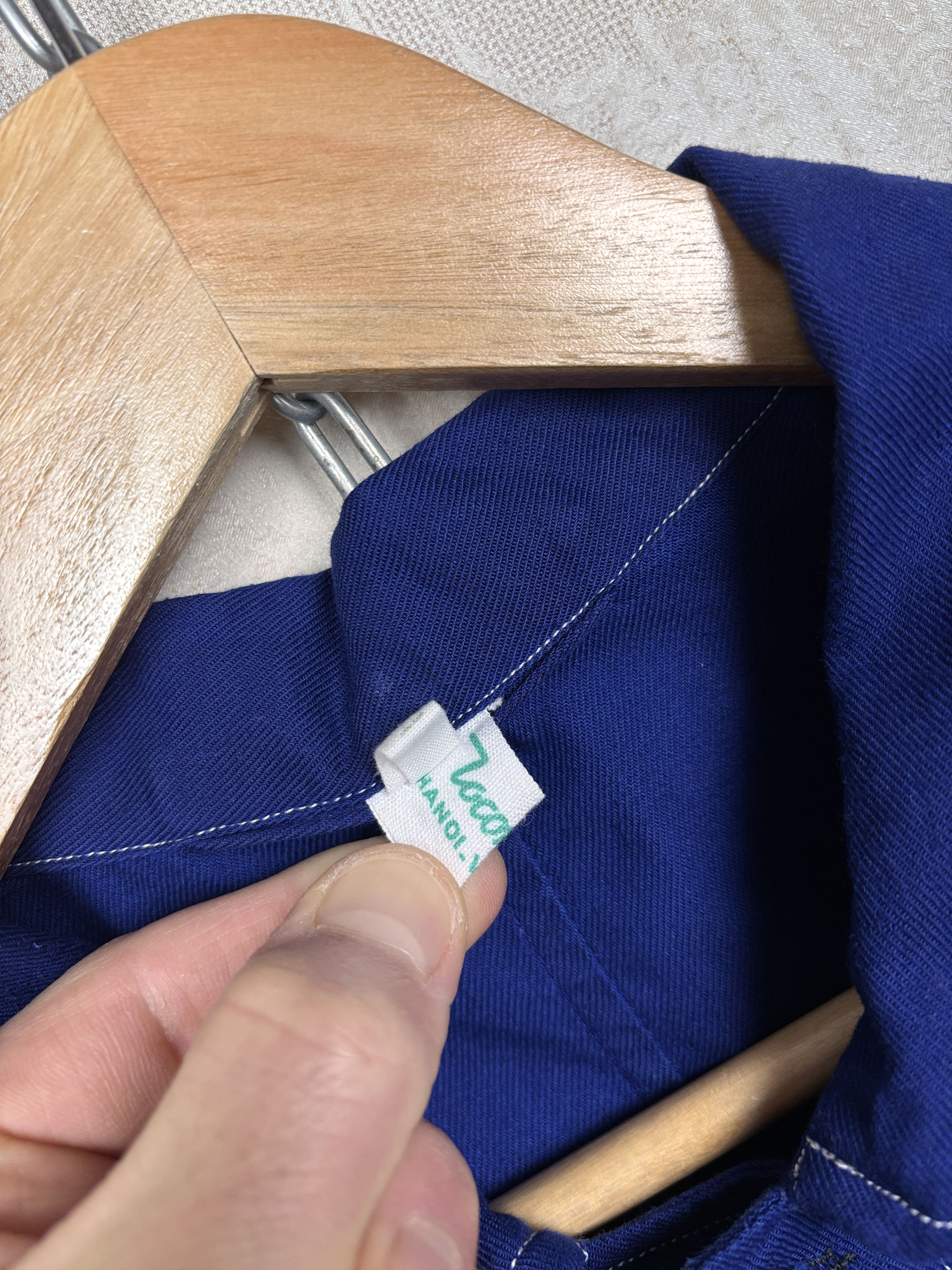 Le Laboureur Vintage Locontap Indigo Blue Work Jacket Chore French Size US L / EU 52-54 / 3 - 8 Thumbnail
