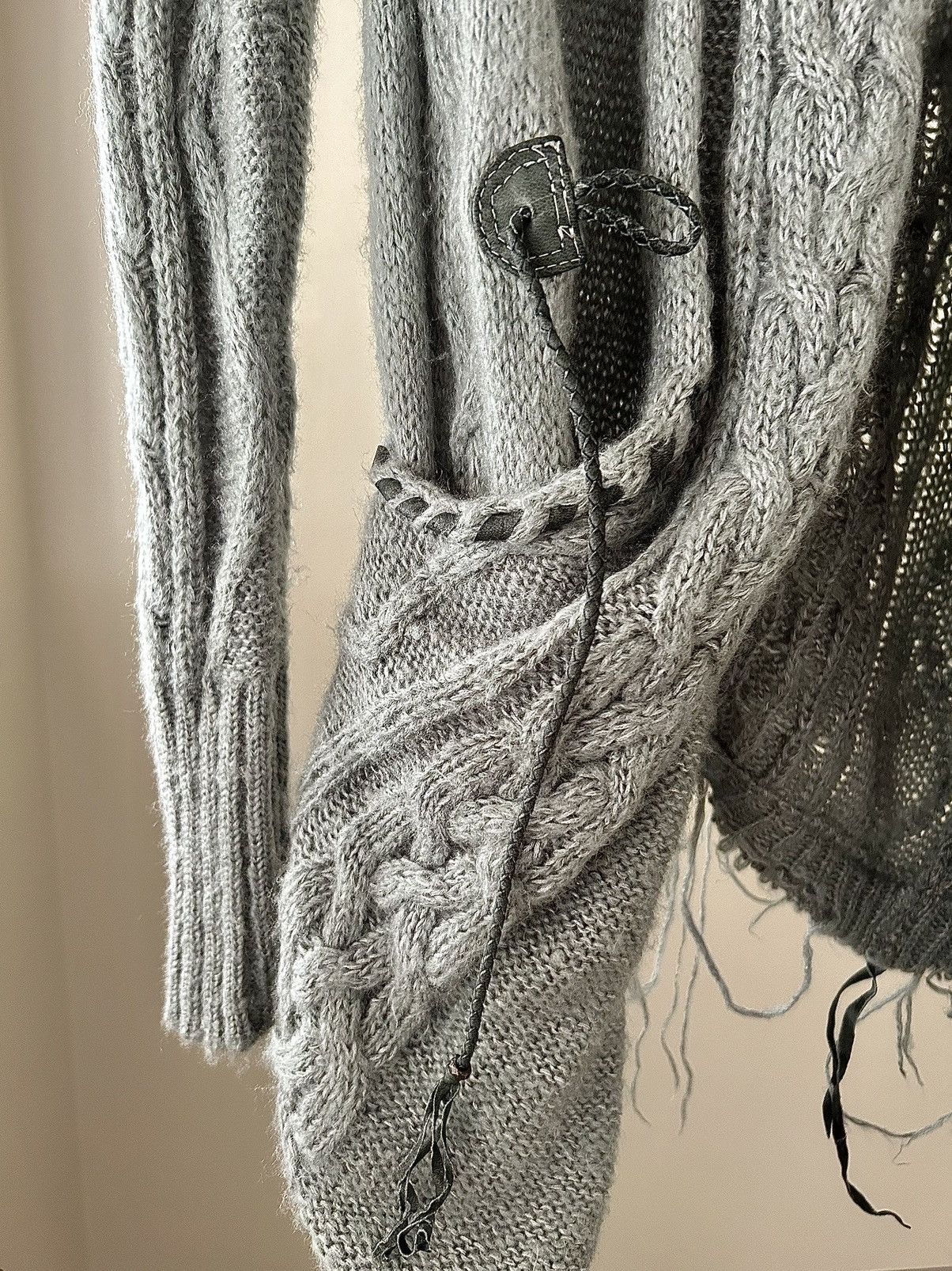 KMRii KMRii Knitted Grey Cardigan Size US S / EU 44-46 / 1 - 2 Thumbnail