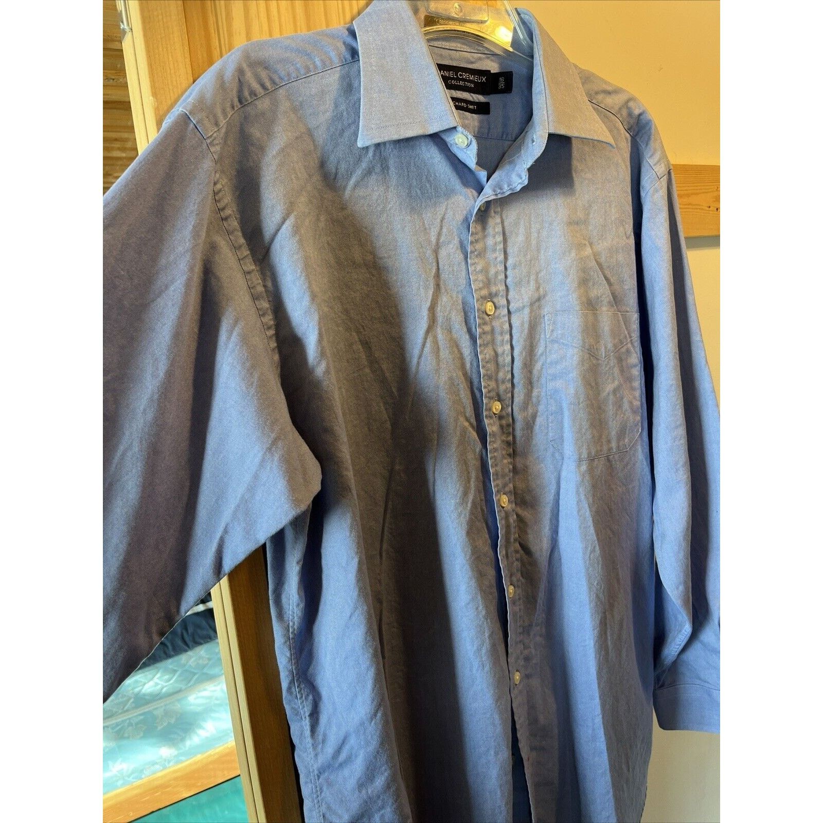 Daniel Cremieux Daniel Cremieux Men’s 16 35 blue LS cotton richard shirt Size US L / EU 52-54 / 3 - 5 Thumbnail