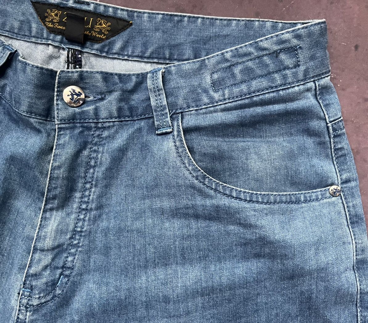 Zilli ZILLI Men’s Blue Summer Jeans Size US 32 / EU 48 - 2 Thumbnail
