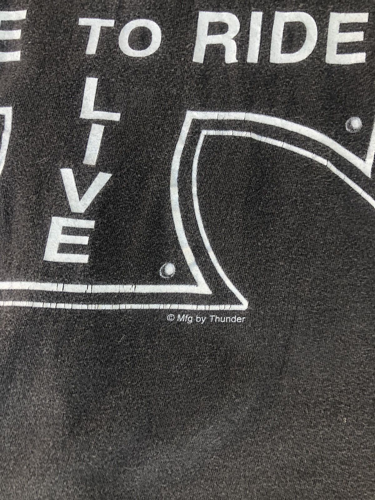 Other 🔴Very Rare Ride To Live T-Shirt Faded Size US XL / EU 56 / 4 - 13 Thumbnail