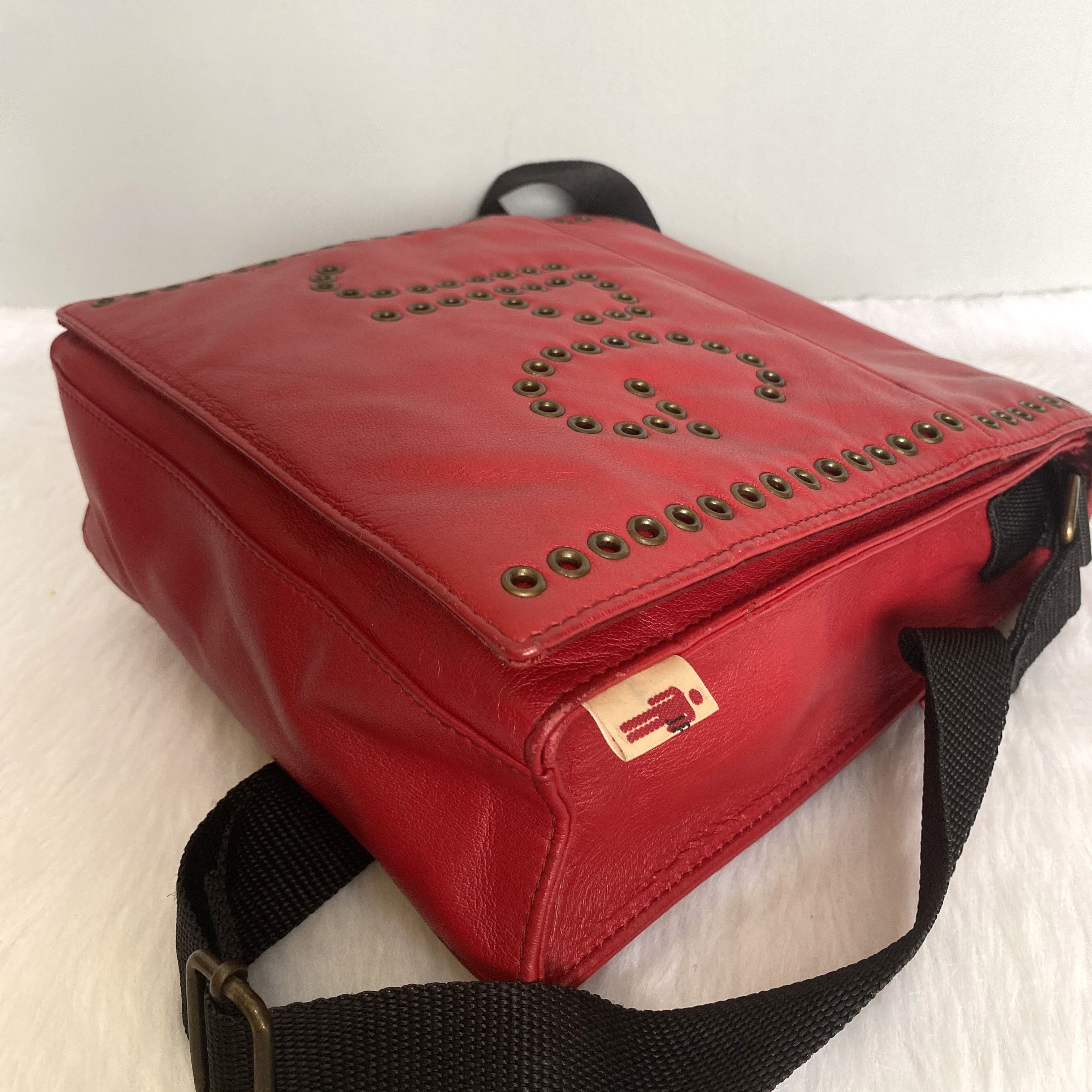Jean Paul Gaultier × Vintage JPG Jean Paul Gaultier Logo Studded Leather Crossbody Bag Size ONE SIZE - 5 Thumbnail