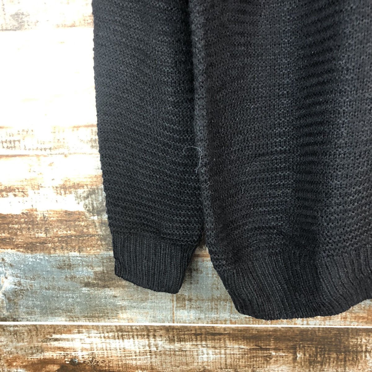 Homespun Knitwear × Japanese Brand Glacier Black Knitwear #A1332 Size M / US 6-8 / IT 42-44 - 7 Thumbnail