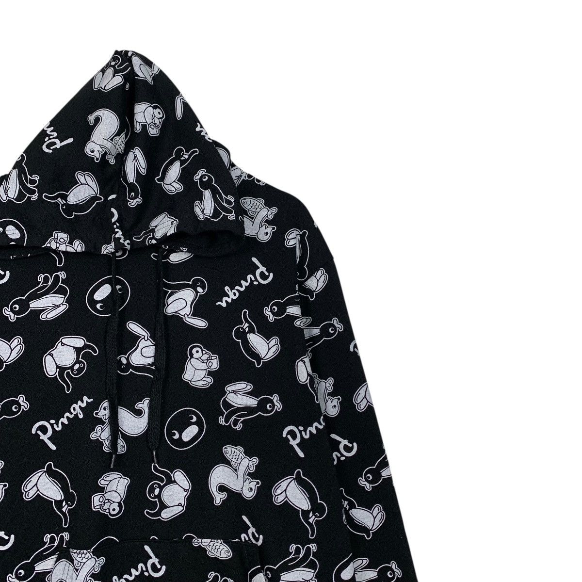 Japanese Brand PINGU All Over Print Pullover Hoodie Sweatshirt #3636-C166 Size US L / EU 52-54 / 3 - 4 Thumbnail