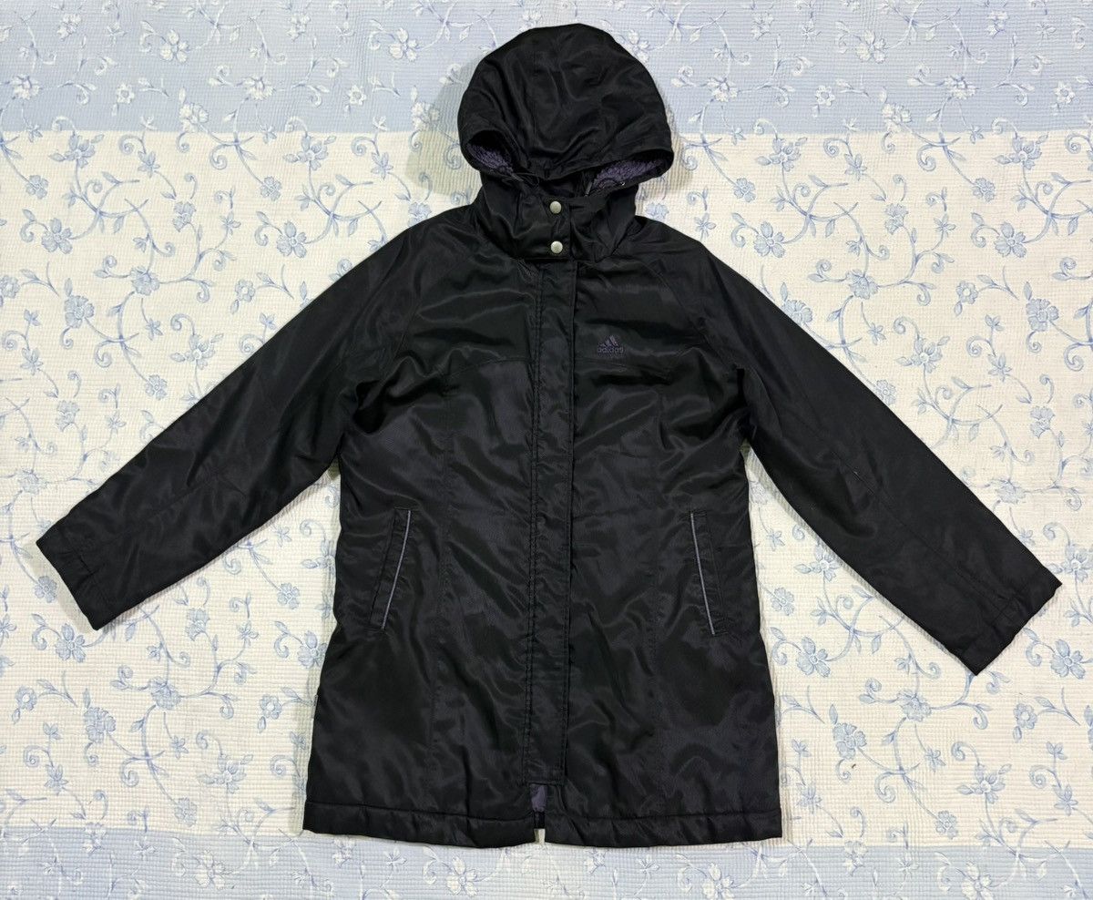 Adidas Adidas Clima Proof Parkas Fleece Quilted Hoodie Size US M / EU 48-50 / 2 - 1 Thumbnail