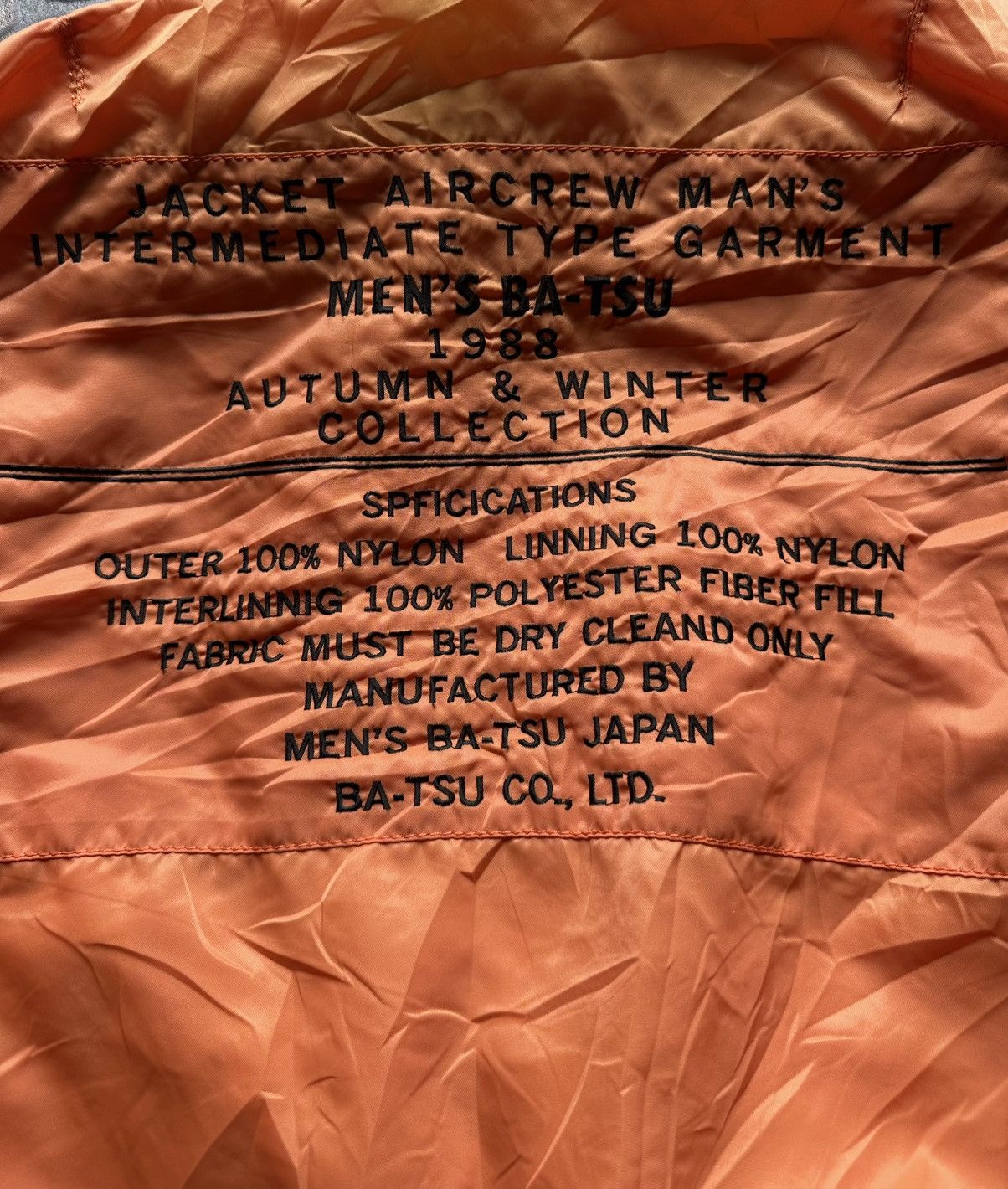 Japanese Brand Men's Ba-tsu Bomber Jacket Reversible Size US XL / EU 56 / 4 - 7 Thumbnail