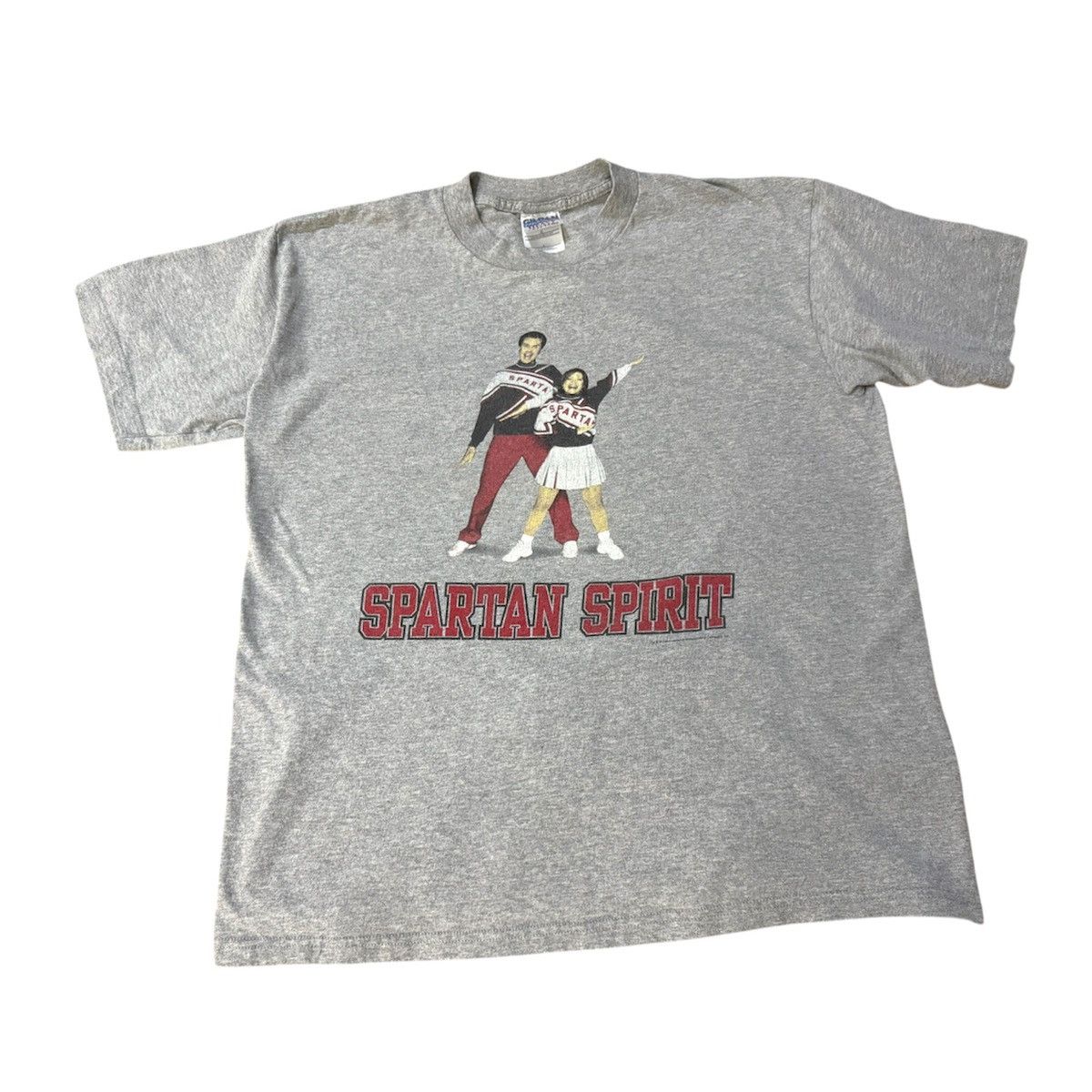 Vintage Vintage 90s SNL Spartan Spirit Will Ferrell T Shirt Size US L / EU 52-54 / 3 - 1 Thumbnail