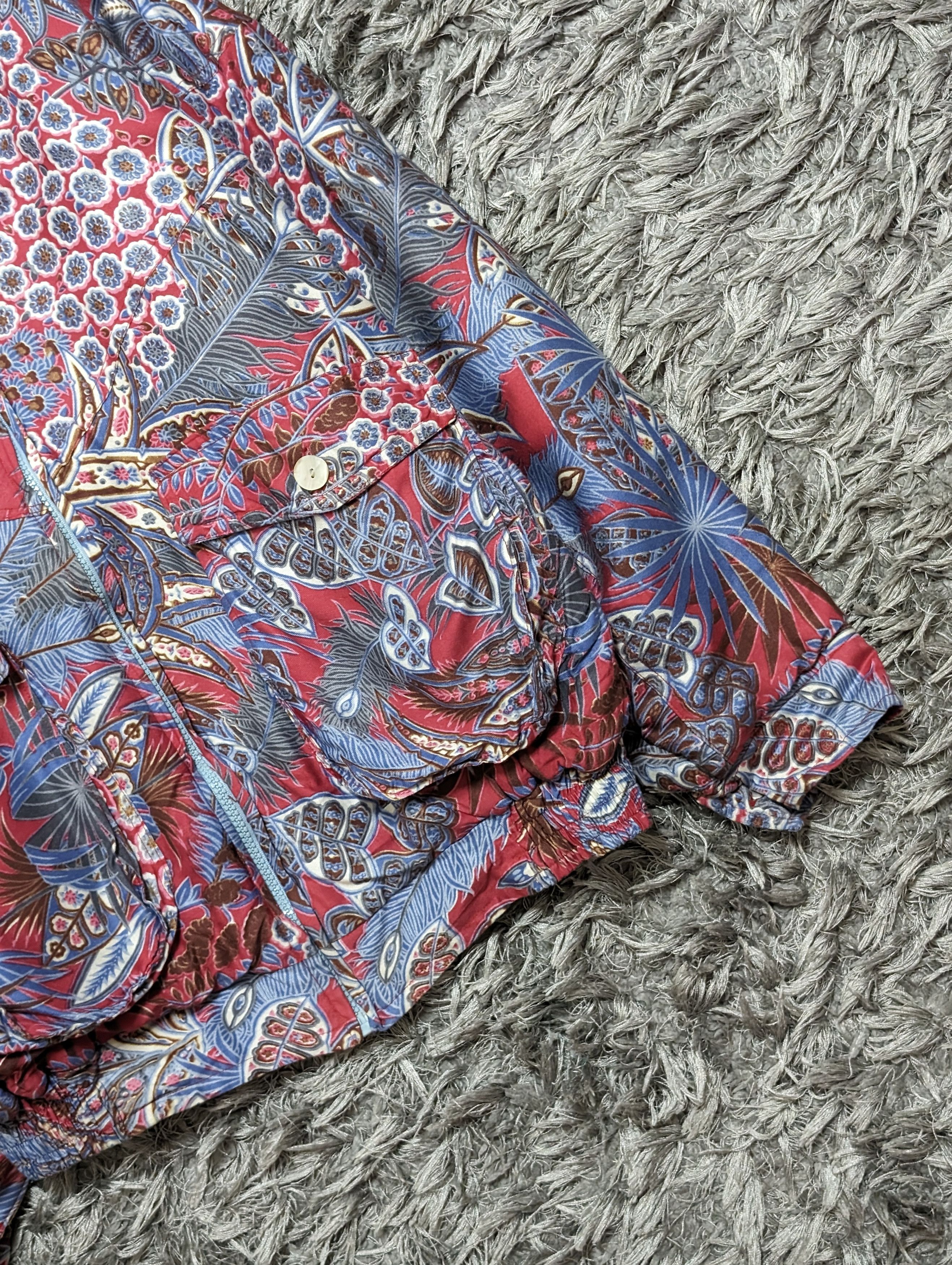 Batik Bay Vintage Mega Bali Hand Made Bali Floral Jacket Batik Bomber Size US M / EU 48-50 / 2 - 4 Thumbnail