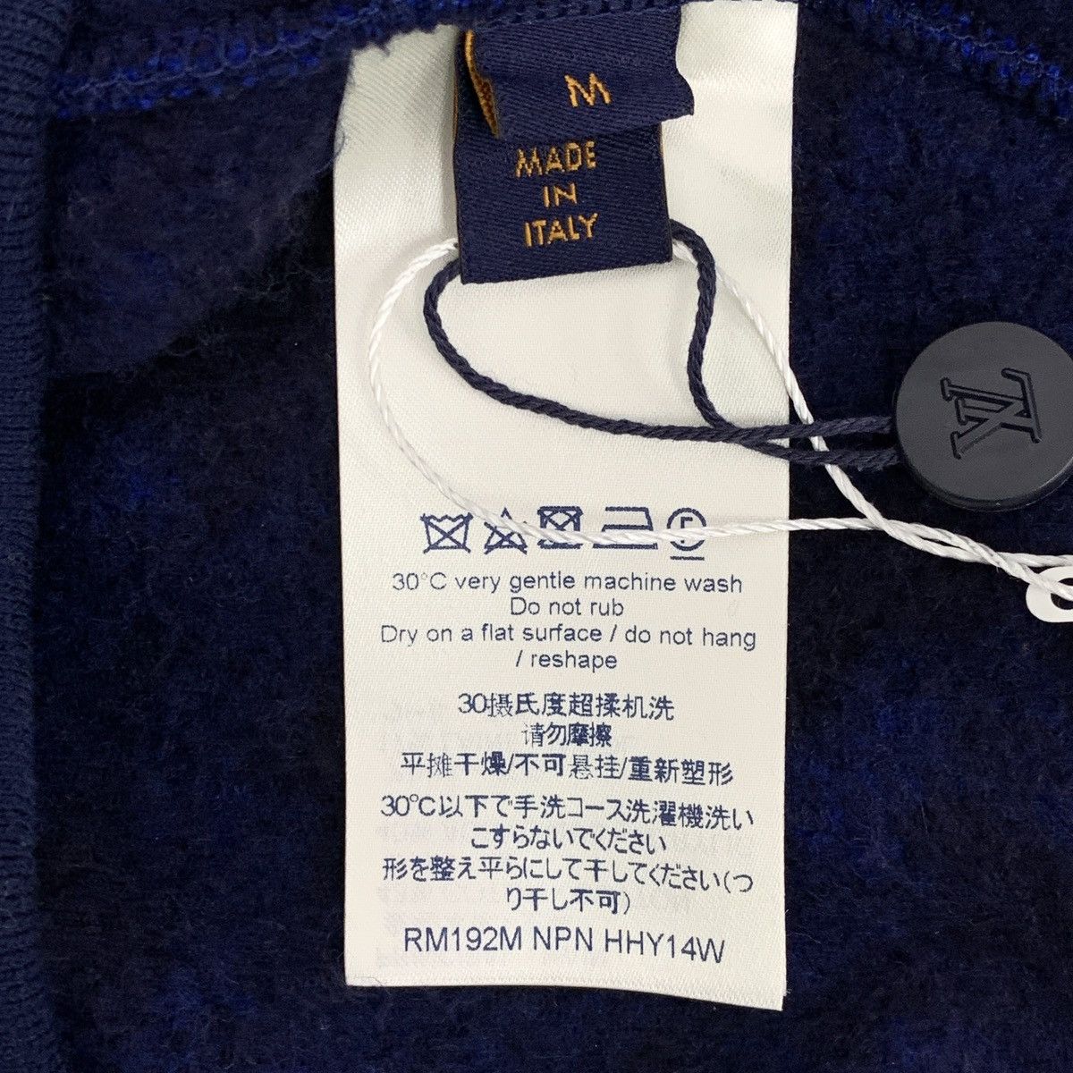 Louis Vuitton Louis Vuitton Navy Blue Long Sleeve Sweatshirt K26WX Size US M / EU 48-50 / 2 - 6 Thumbnail