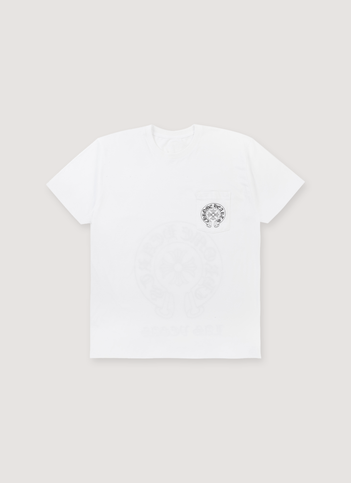 Chrome Hearts Las Vegas Horseshoe Tee White Size US XL / EU 56 / 4 - 1 Thumbnail