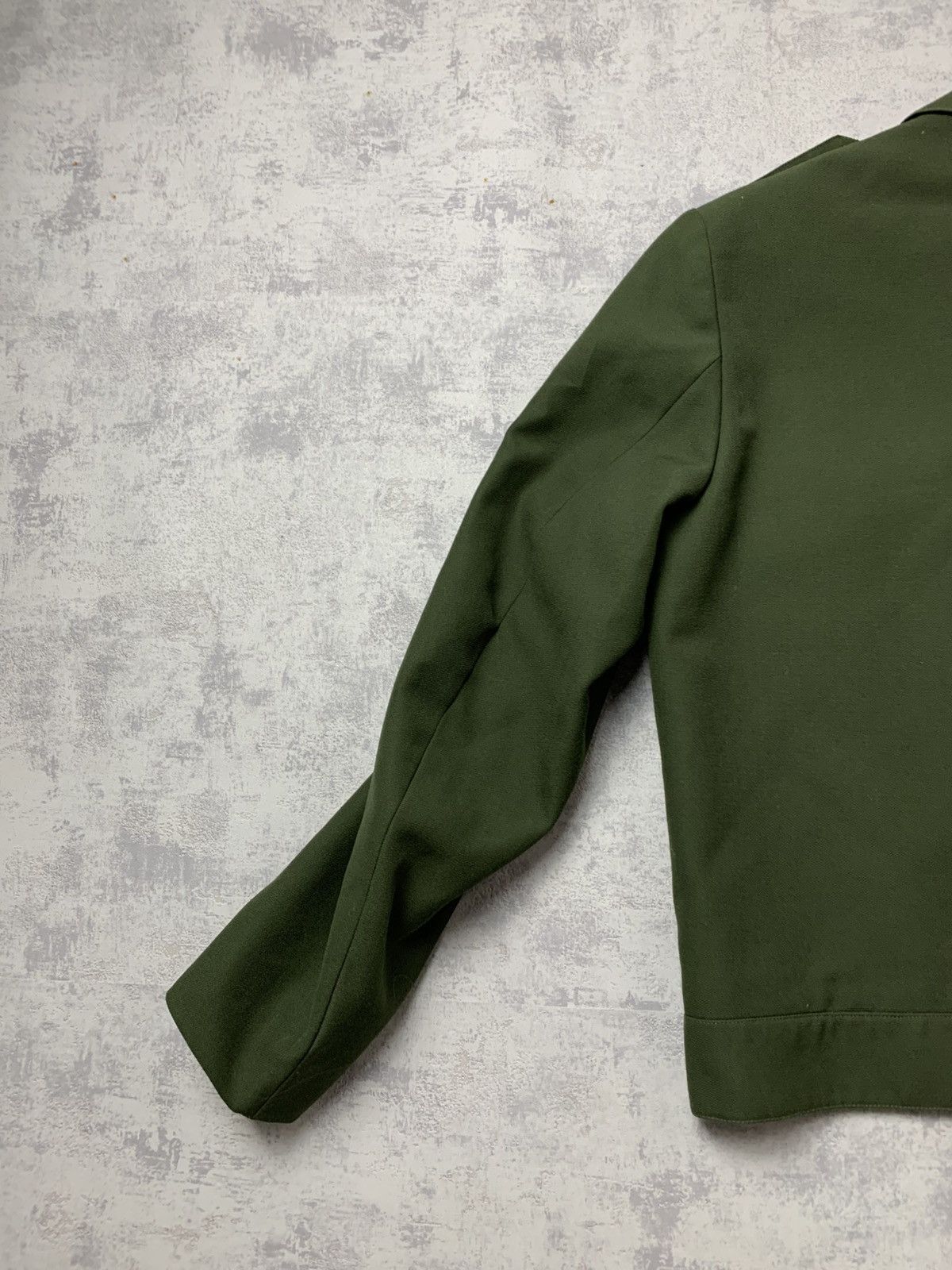 Vintage 80s Cropped Swedish Army Jacket Boxy Vintage Y2K Size US M / EU 48-50 / 2 - 10 Thumbnail