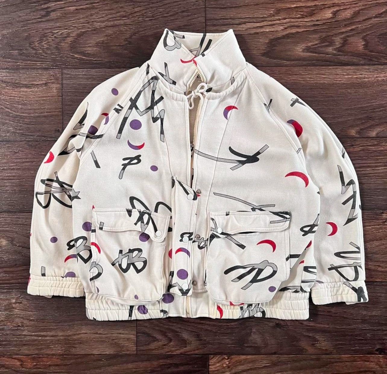 Vintage 1990s vintage style ski jacket bomber half zip y2k Size S / US 4 / IT 40 - 1 Thumbnail