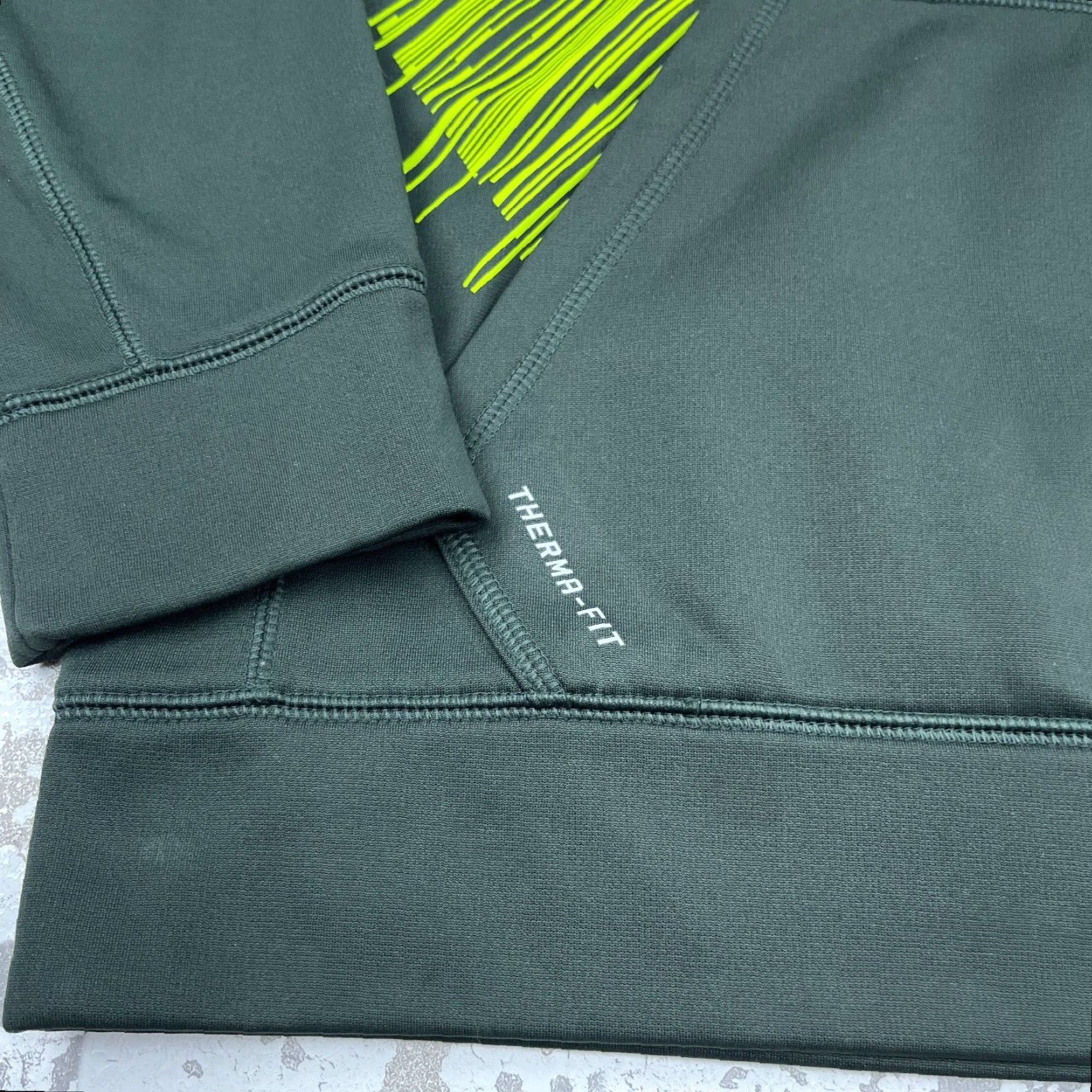 Nike Nike Hoodie Men Medium Green Therma Fit Sweatshirt Sports Logo Pullover Size US M / EU 48-50 / 2 - 5 Thumbnail