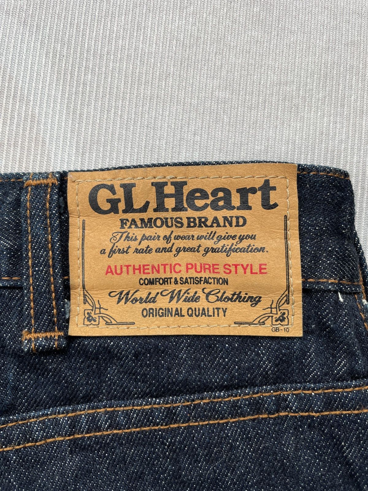 Japanese Brand × Jean GL Heart Straight Loose Jeans (LG151) Size US 29 - 11 Thumbnail