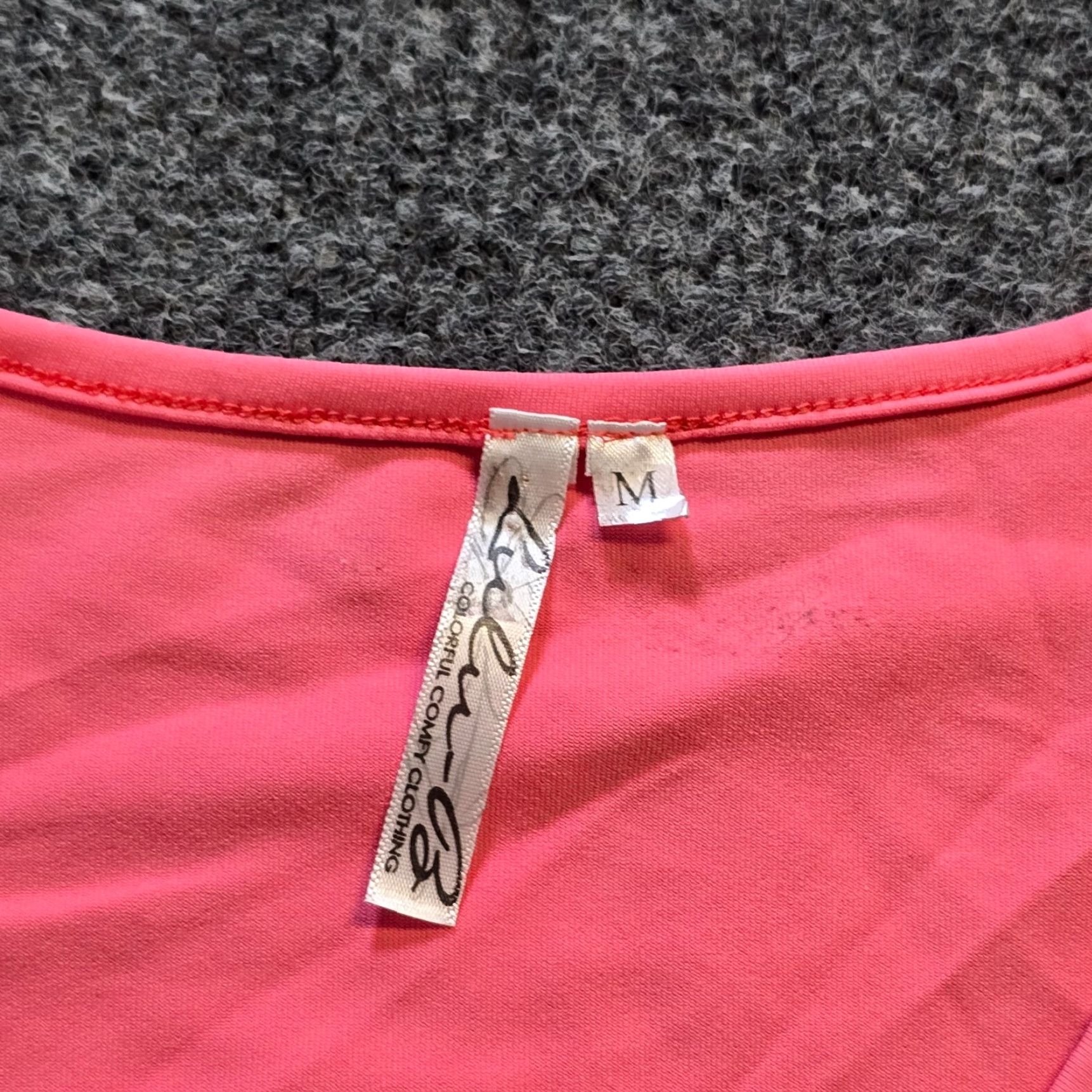 Vintage Lulu B Top Womens Medium Pink 3/4 Sleeve Blouse Knit Stretchy Casual Shirt Womens Size M / US 6-8 / IT 42-44 - 3 Thumbnail