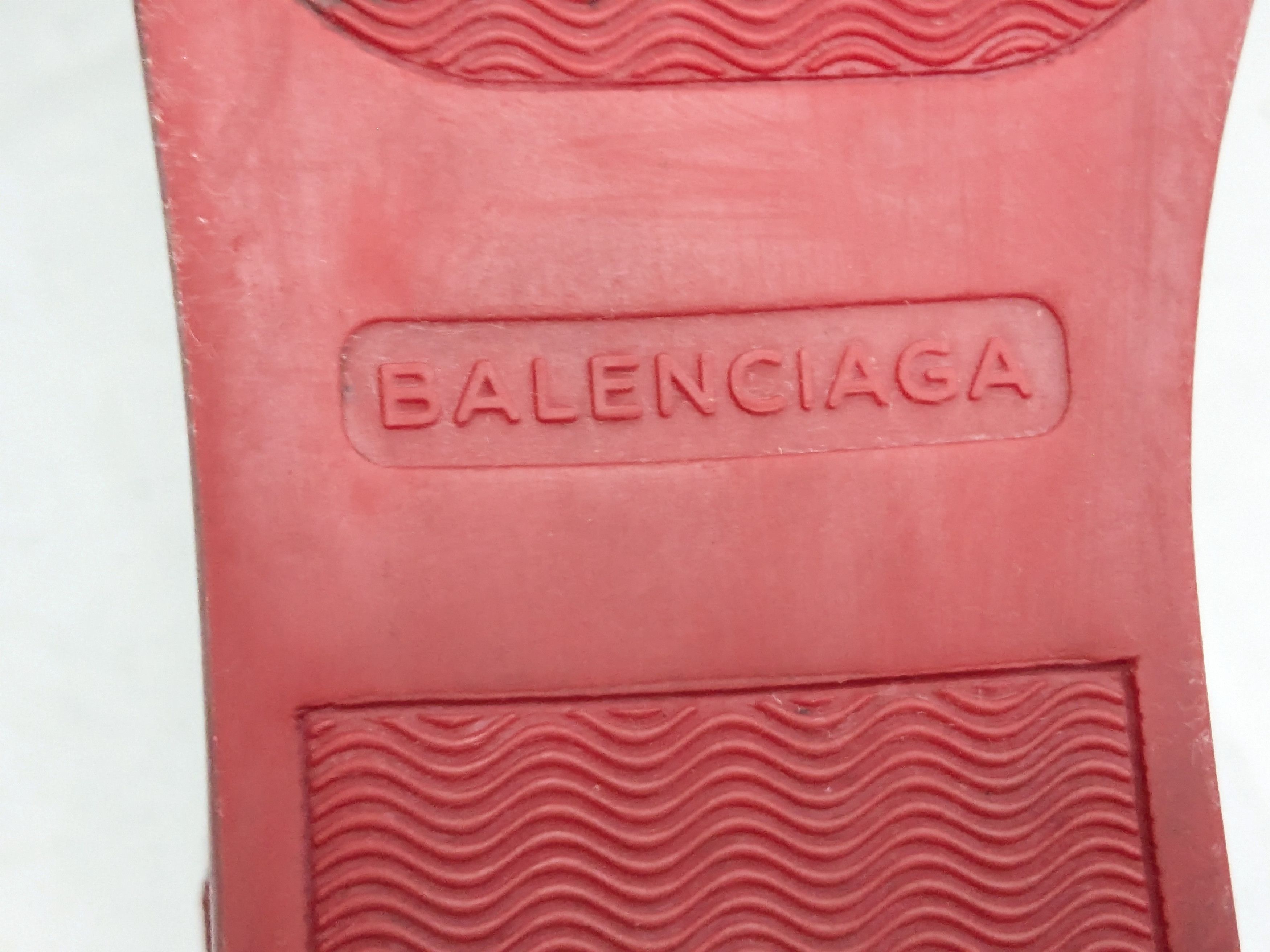 Balenciaga Balenciaga Arena Sneakers Red 12 Leather High Tops Size US 12 / EU 45 - 16 Thumbnail