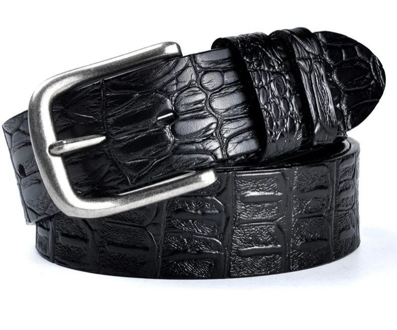 Designer × Vintage Crocodile Strap Classic Pattern Belt Size ONE SIZE - 1 Thumbnail