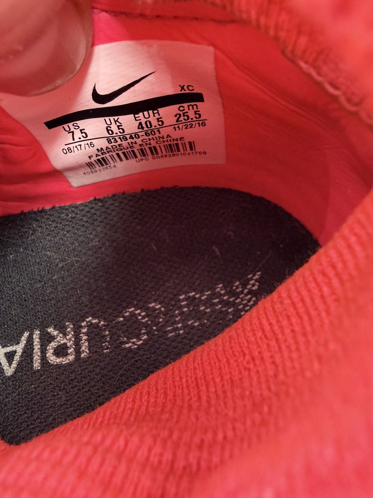 Nike Nike Mercurial Superfly Pink White Football Soccer Cleats Size US 7.5 / EU 40-41 - 12 Thumbnail