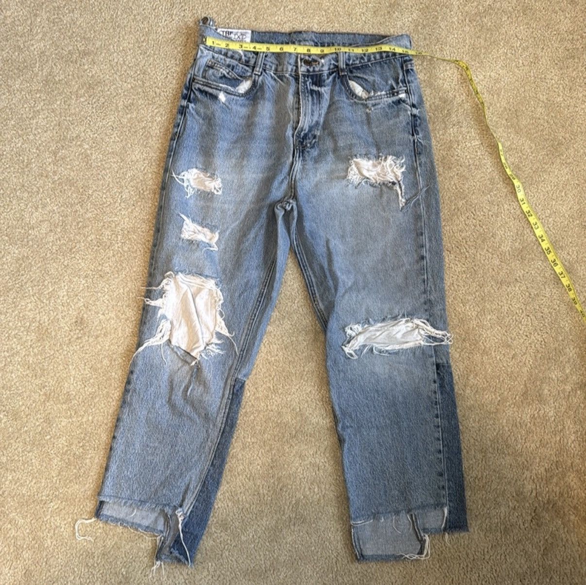 Zara Zara Women’s TRF Denim Size 8 Size 30" / US 8 / IT 44 - 2 Thumbnail