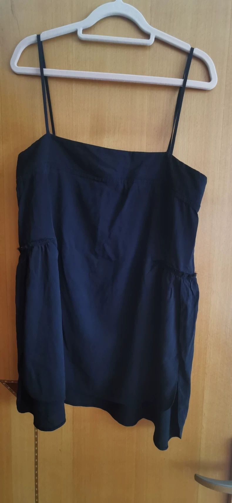 Helmut Lang HELMUT LANG Silk black strapless top Size S / US 4 / IT 40 - 2 Thumbnail