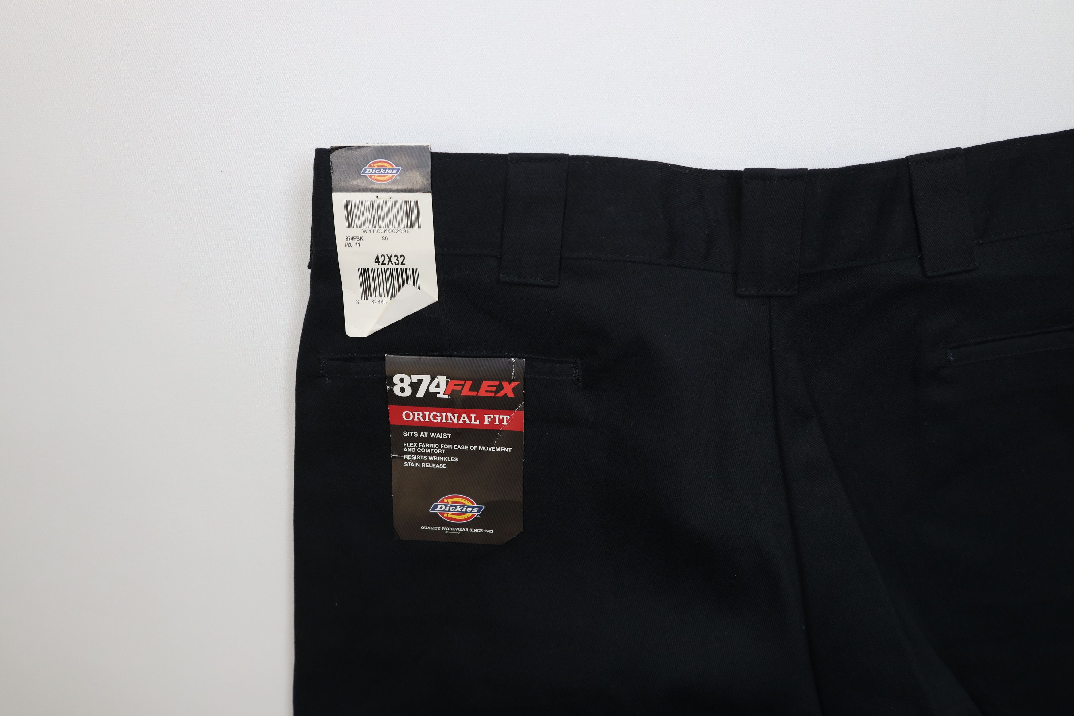 Dickies Deadstock Vintage Y2K Dickies Wide Leg Dungaree Pants Black Size US 42 / EU 58 - 15 Thumbnail