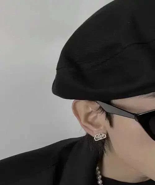 Other Retro full diamond earrings Size ONE SIZE - 3 Thumbnail